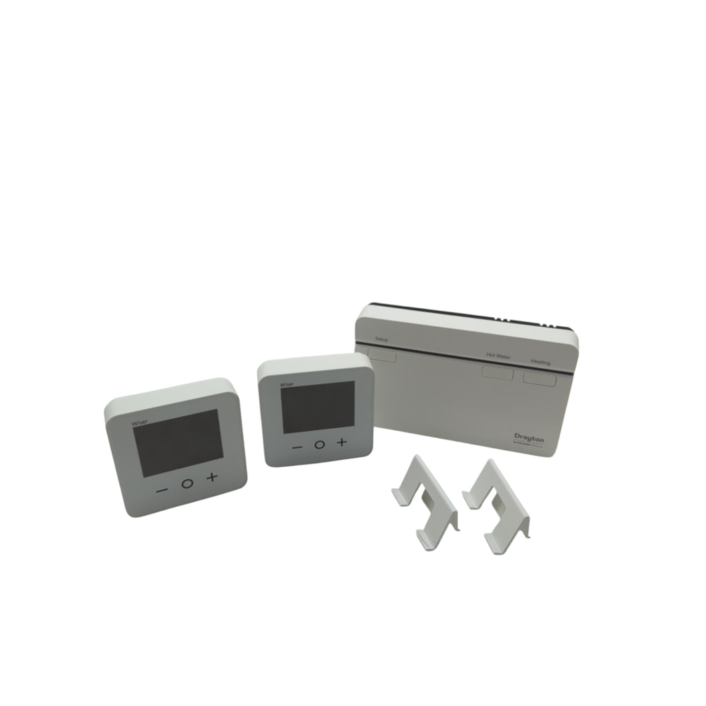 Drayton Wiser Smart-Thermostat Zweizonenheizung Warmwasserkontrolle kompatibel mit Alexa Google Home IFTTT