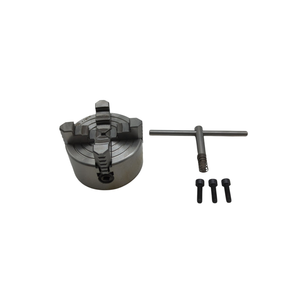 VEVOR 4-Backen-Drehfutter 80mm selbstzentrierend 5-80mm T-Schlüssel