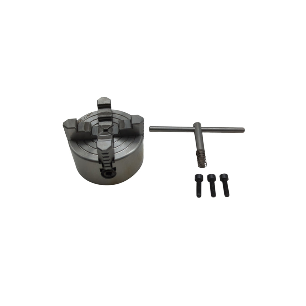 VEVOR 4-Backen-Drehfutter 80mm selbstzentrierend 5-80mm T-Schlüssel