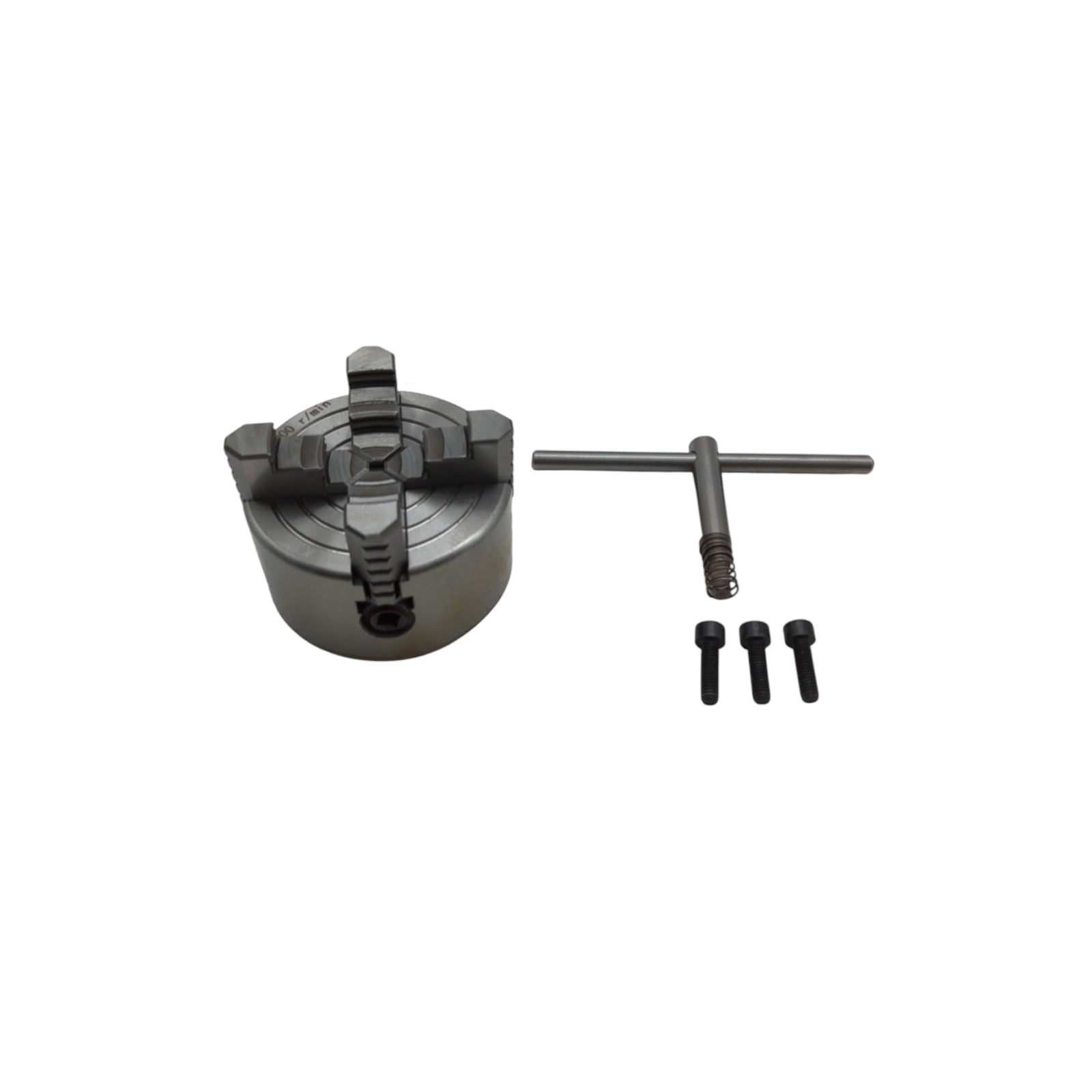VEVOR 4-Backen-Drehfutter 80mm selbstzentrierend 5-80mm T-Schlüssel