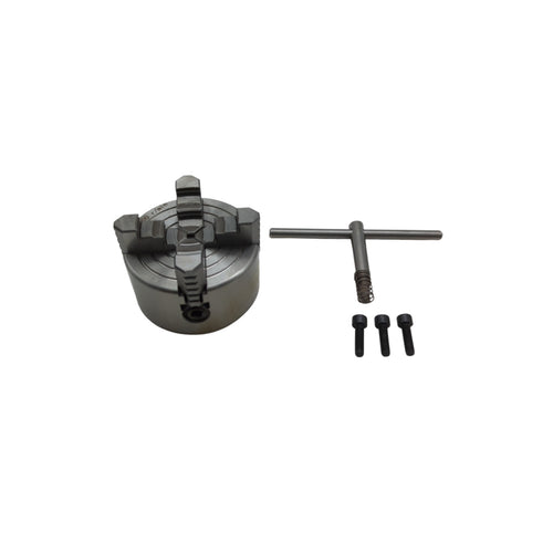 VEVOR 4-Jaw Lathe Chuck 80mm Self-Centering 5-80mm T-Wrench