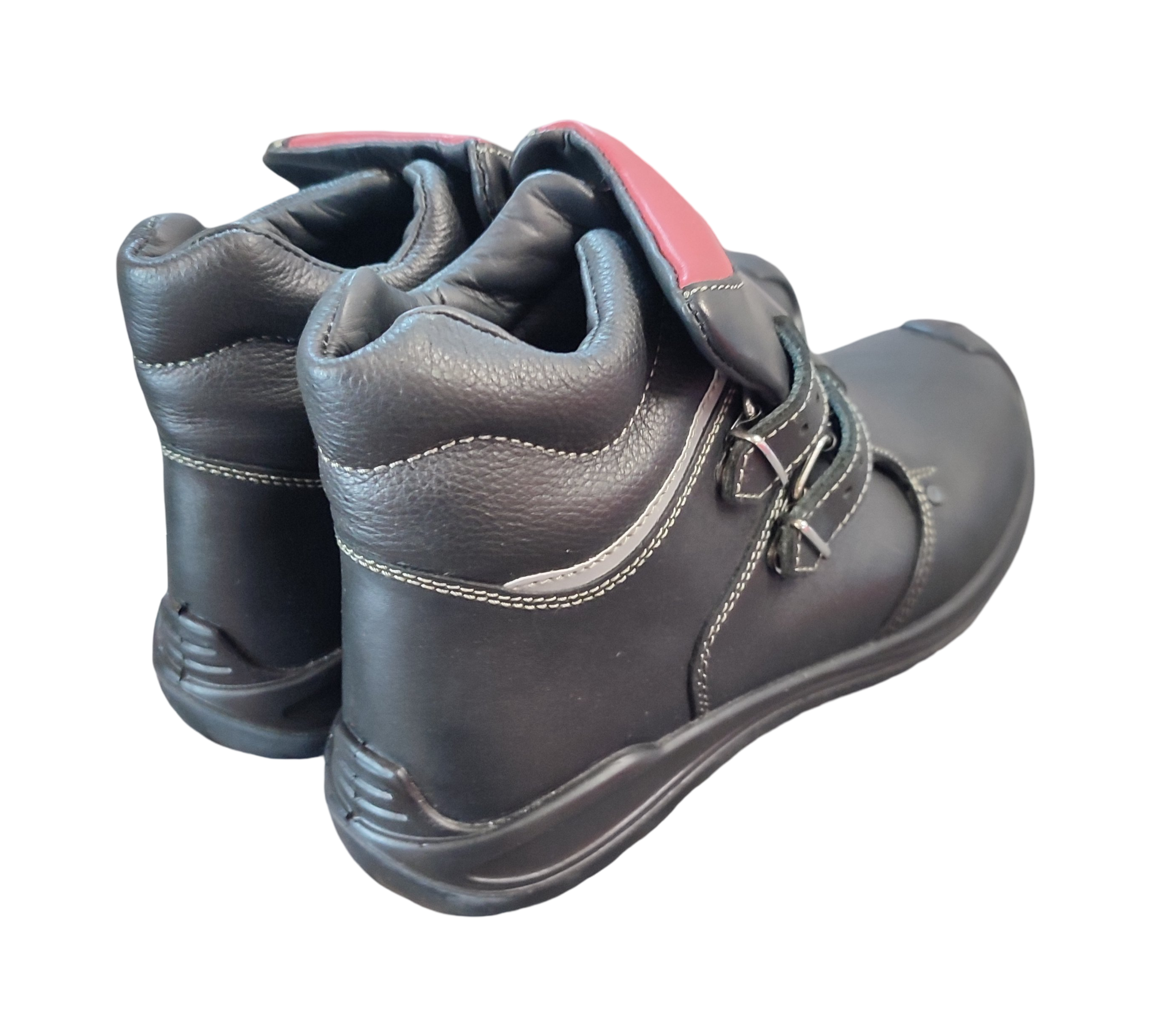 ELTEN ANDERSON Roof S3 HI Safety Shoes Men Leather Black/Red 43