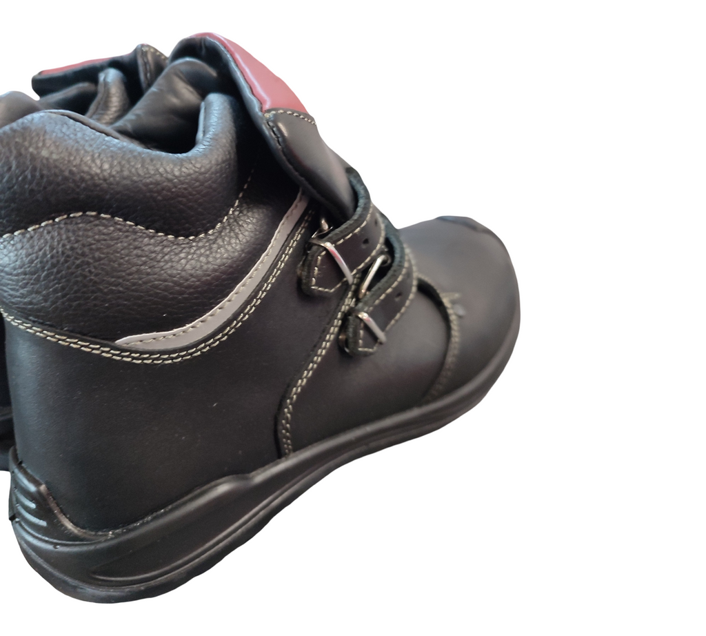 ELTEN ANDERSON Roof S3 HI Safety Shoes Men Leather Black/Red 43