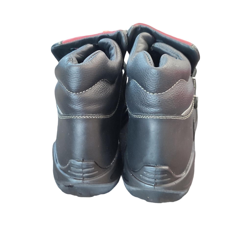 ELTEN ANDERSON Roof S3 HI Safety Shoes Men Leather Black/Red 43