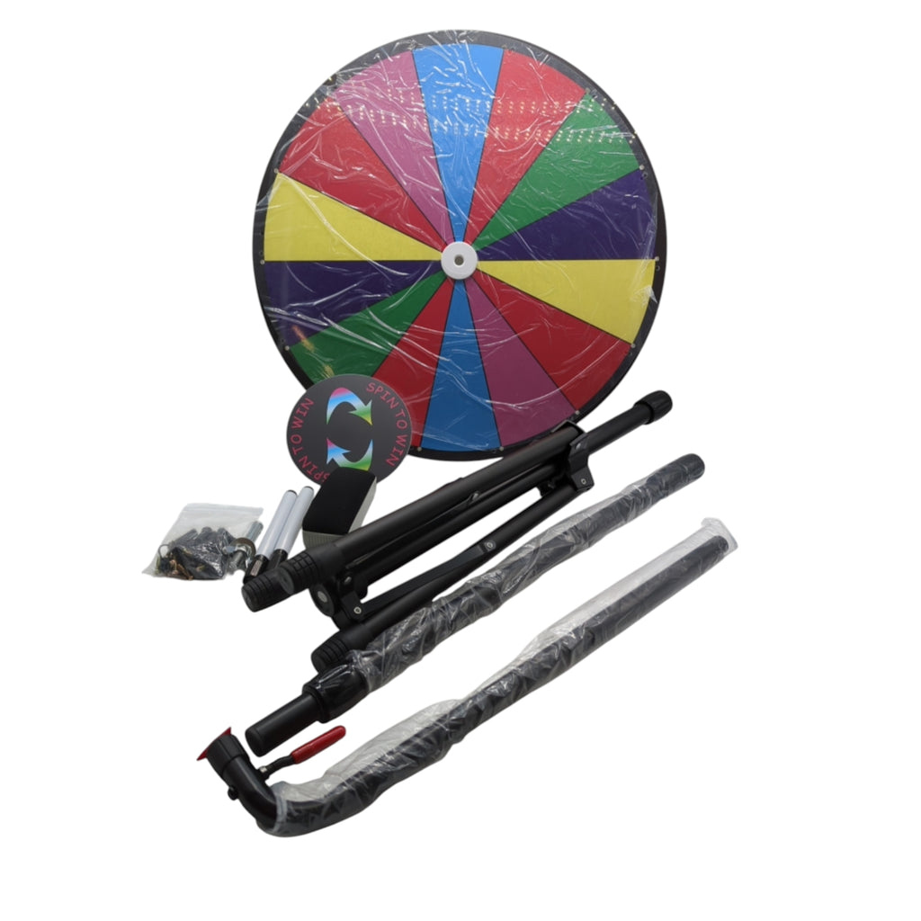 VEVOR Prize Wheel 46cm 18 Inch Acrylic Plate PVC Foam 54x54x11cm