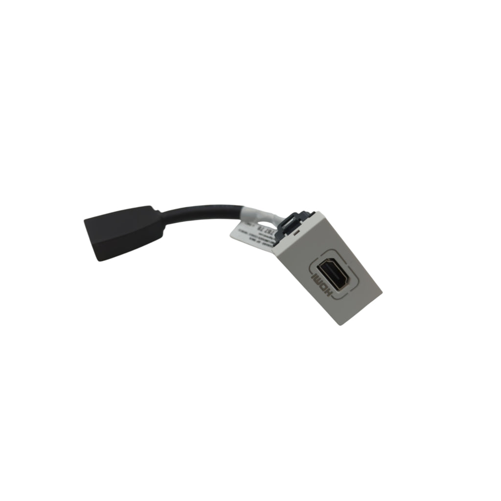 Legrand 078778 Mosaic HDMI Steckdose Typ-A Version 2.0 1 Modul Weiß