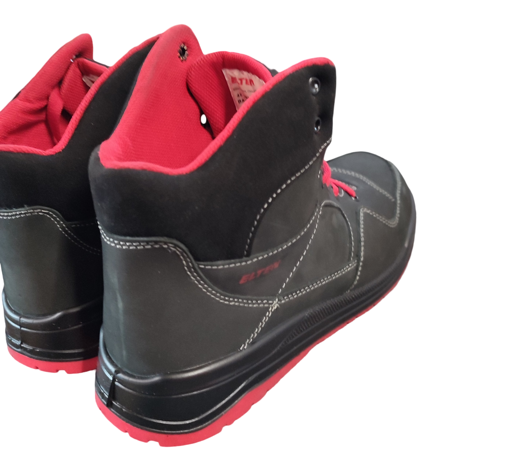 ELTEN MAVERICK black-red Mid ESD S3 Sicherheitsschuhe Herren Schwarz Gr.45