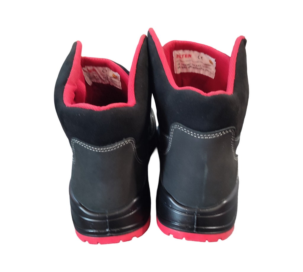 ELTEN MAVERICK black-red Mid ESD S3 Sicherheitsschuhe Herren Schwarz Gr.45