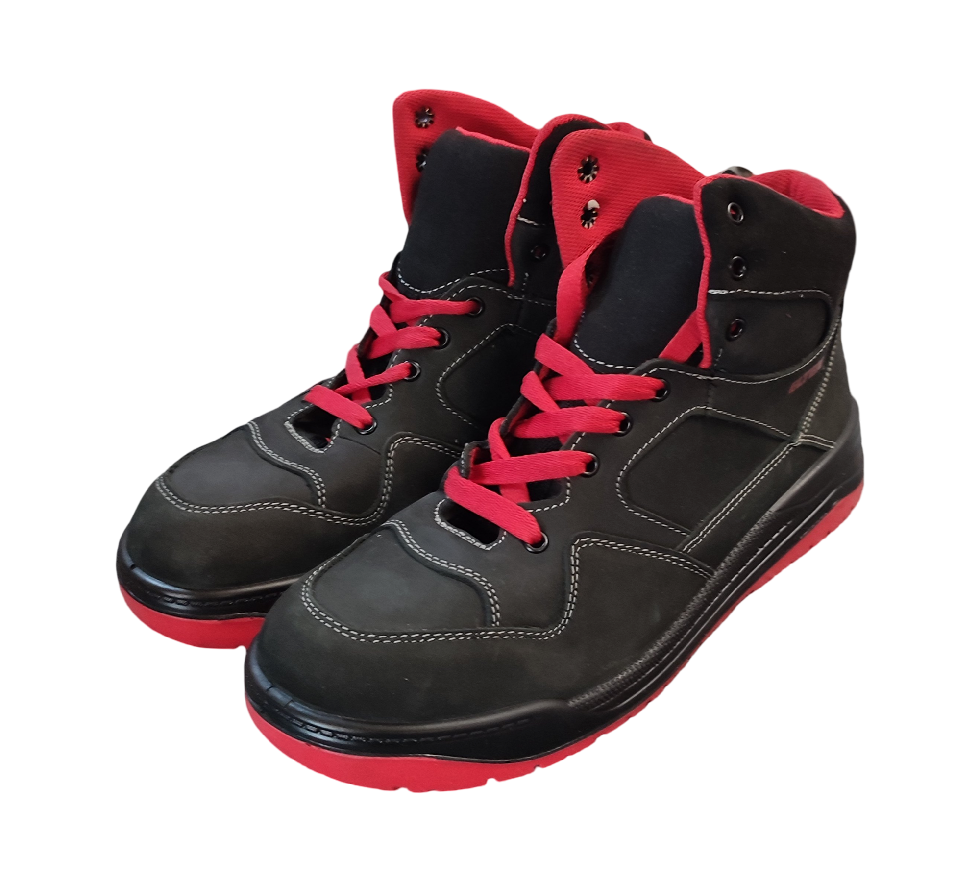 ELTEN MAVERICK black-red Mid ESD S3 Sicherheitsschuhe Herren Schwarz Gr.45