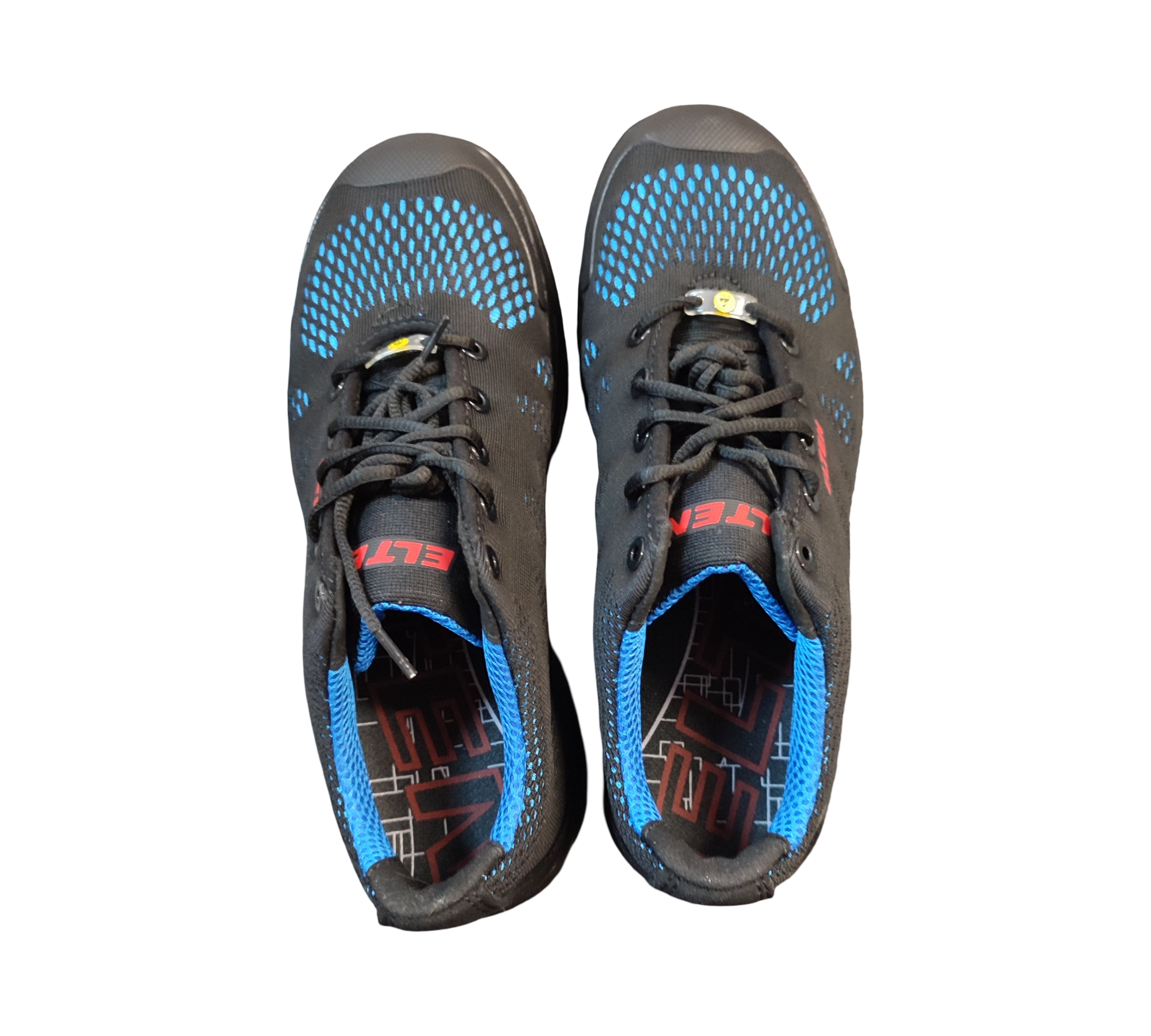 ELTEN LOGAN blue Low ESD S1 Sicherheitsschuhe Schwarz/Blau Gr. 41