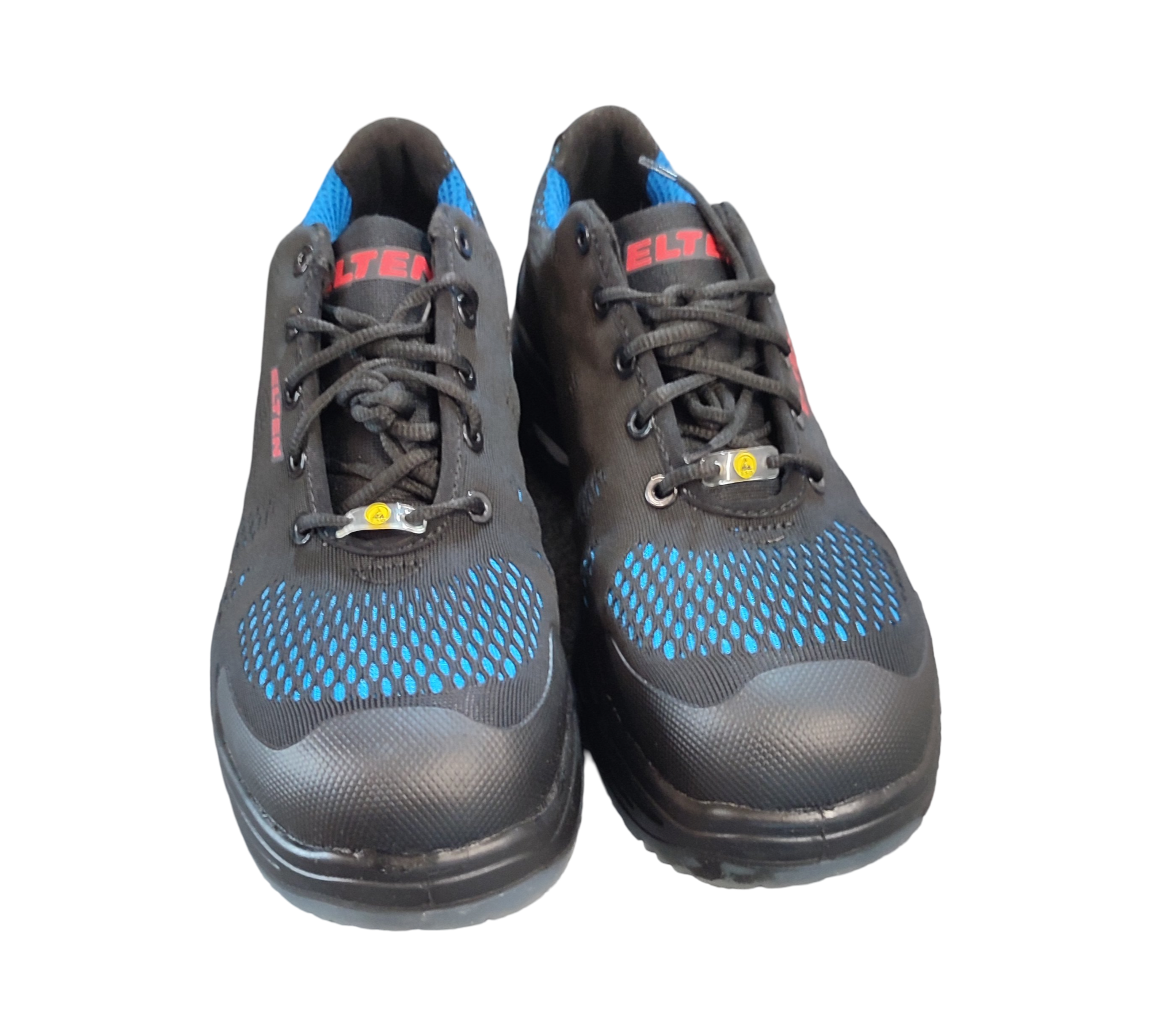 ELTEN LOGAN blue Low ESD S1 Sicherheitsschuhe Schwarz/Blau Gr. 41