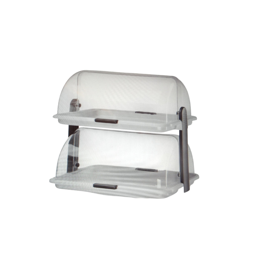 HENDI Rolltop Vitrine doppelt Schiebedeckel Buffet Display