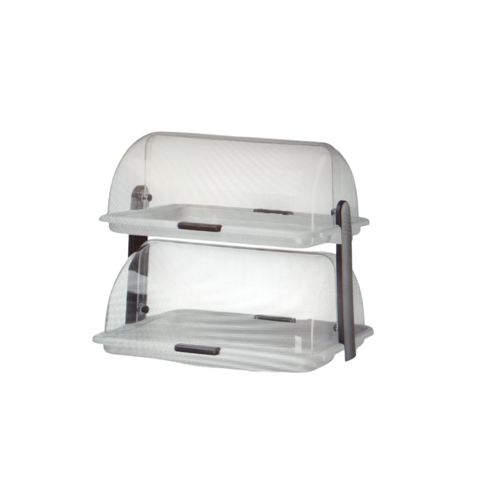 HENDI Rolltop Vitrine doppelt Schiebedeckel Buffet Display