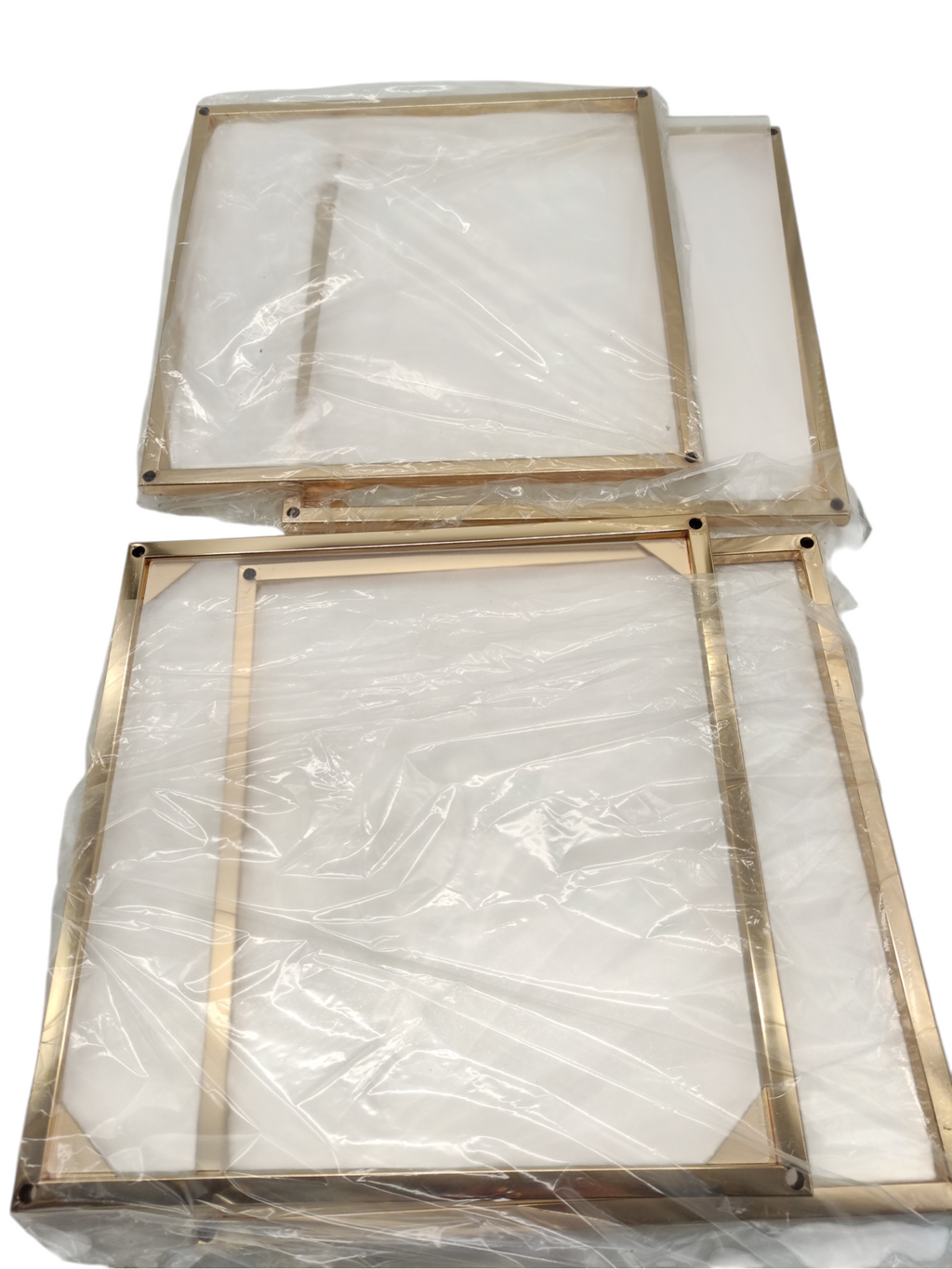 VEVOR 2er-Set Blumenhocker 28x28x80cm Eisen Beistelltisch Pflanzensäule