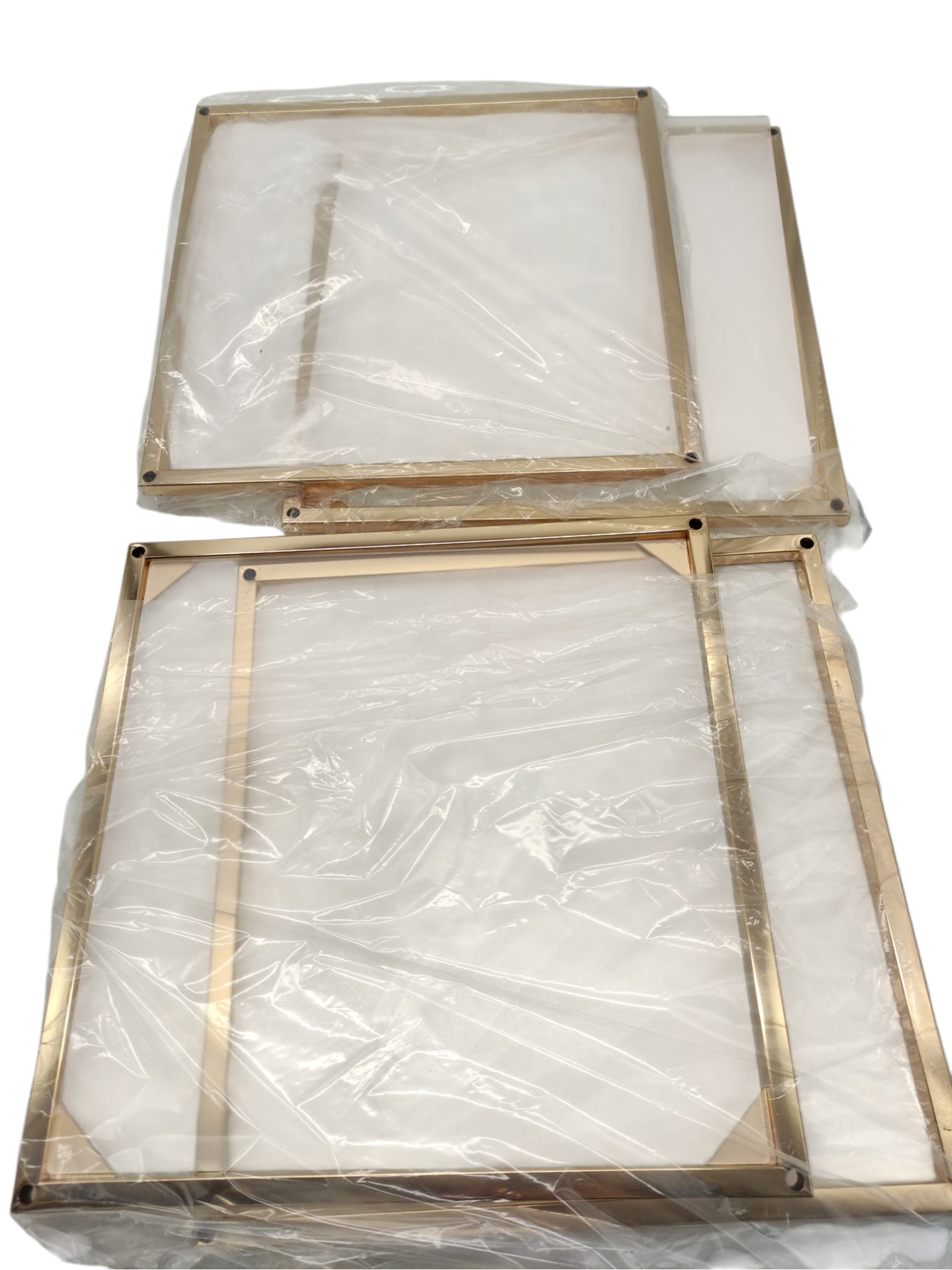 VEVOR 2er-Set Blumenhocker 28x28x80cm Eisen Beistelltisch Pflanzensäule