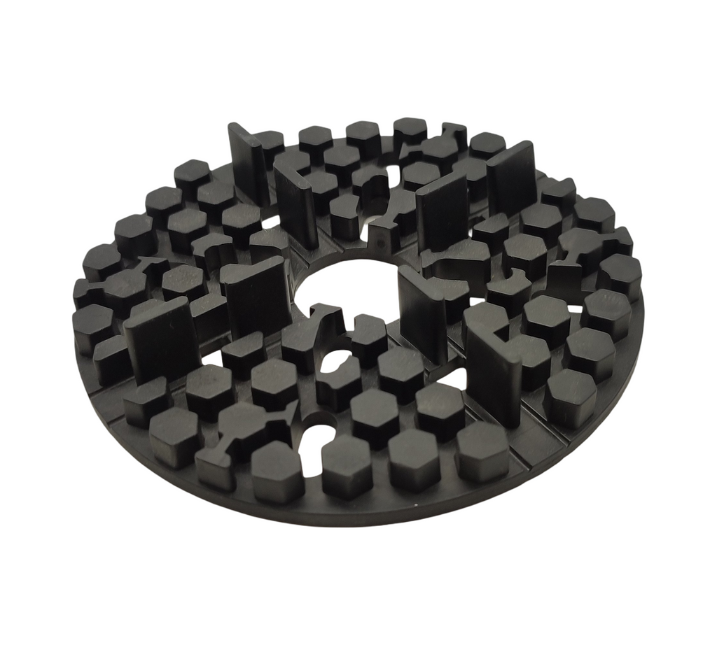QUICK2FIX Gummi Plattenlager 34 Stück 3mm Fuge 10mm Höhe