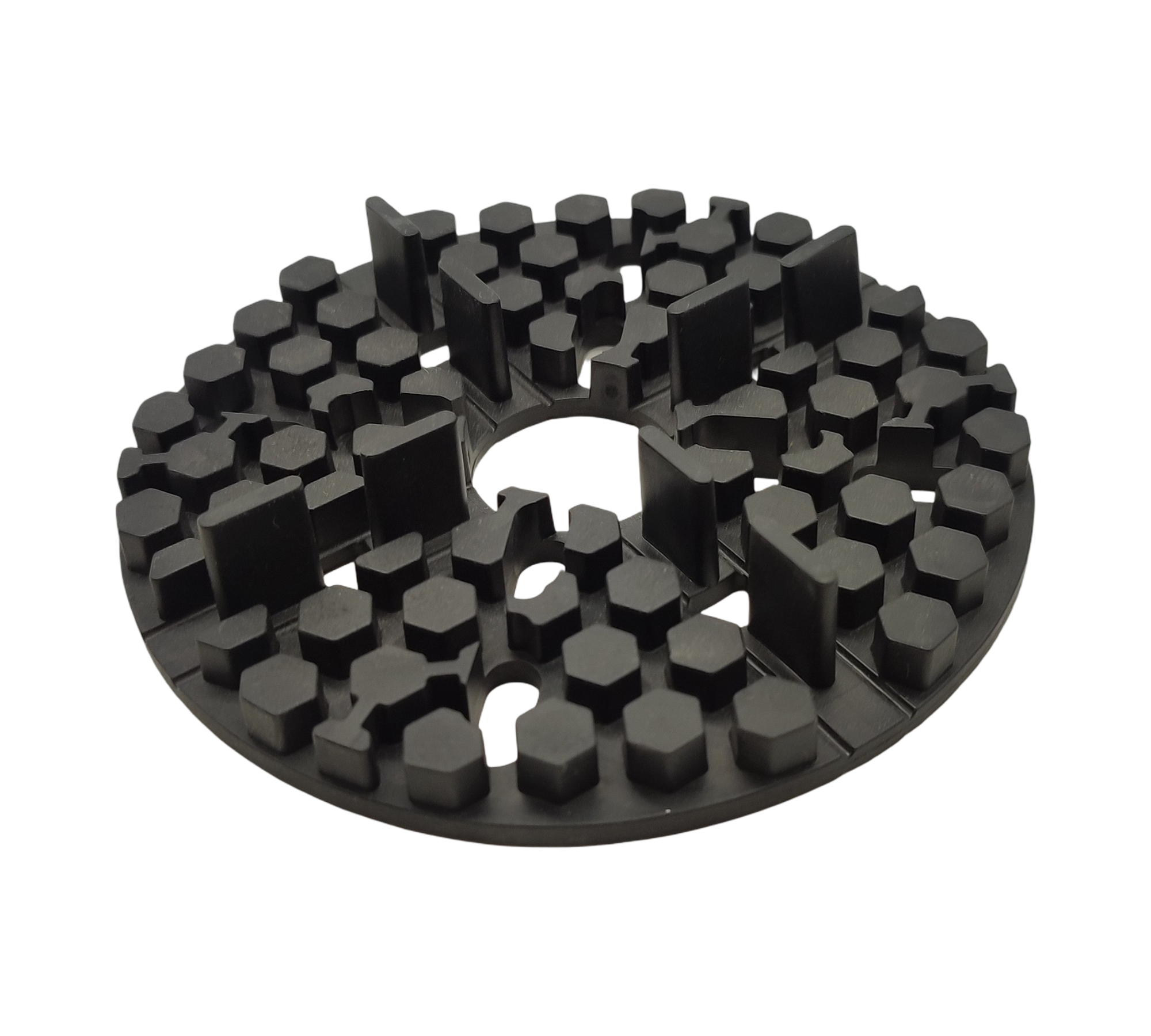 QUICK2FIX Gummi Plattenlager 34 Stück 3mm Fuge 10mm Höhe