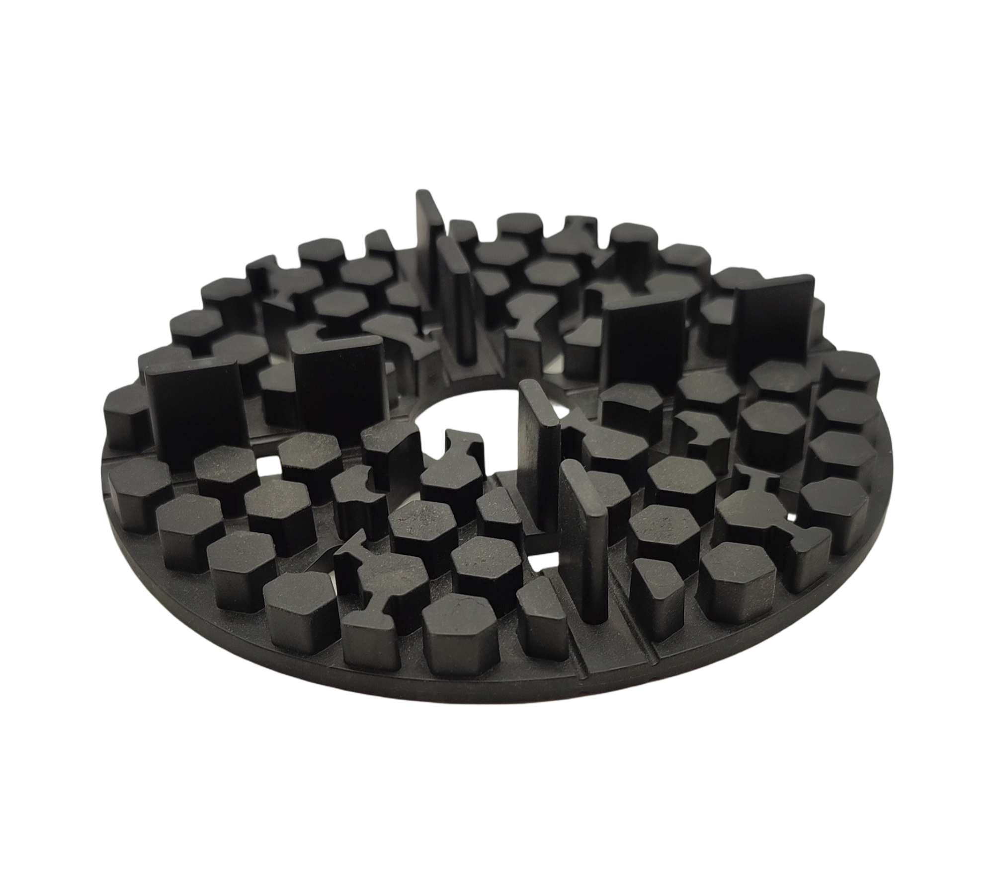 QUICK2FIX Gummi Plattenlager 34 Stück 3mm Fuge 10mm Höhe
