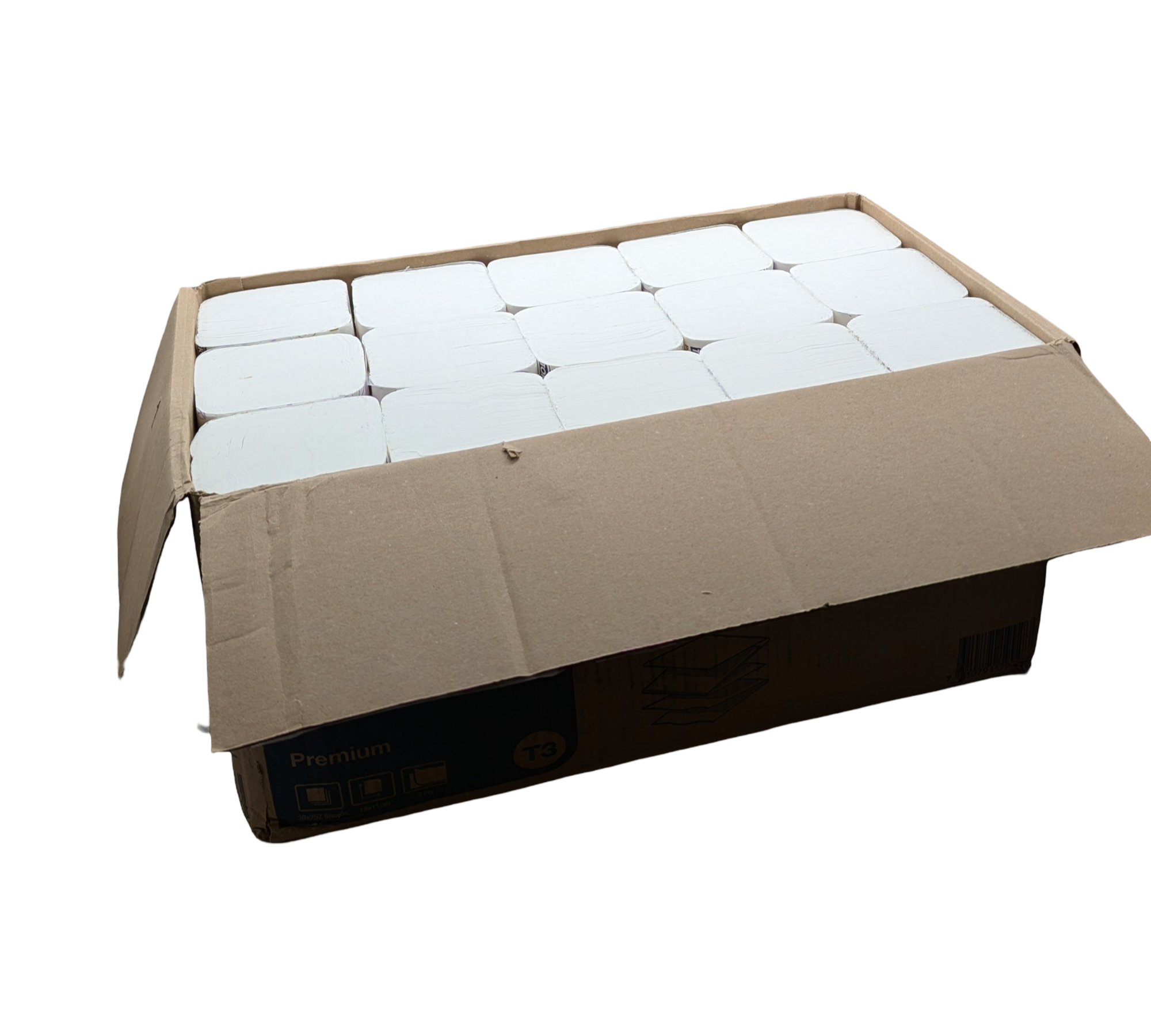 Tork 114276 Einzelblatt-Toilettenpapier T3 2-lagig weiß extra weich