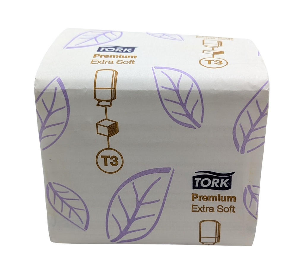 Tork 114276 Einzelblatt-Toilettenpapier T3 2-lagig weiß extra weich