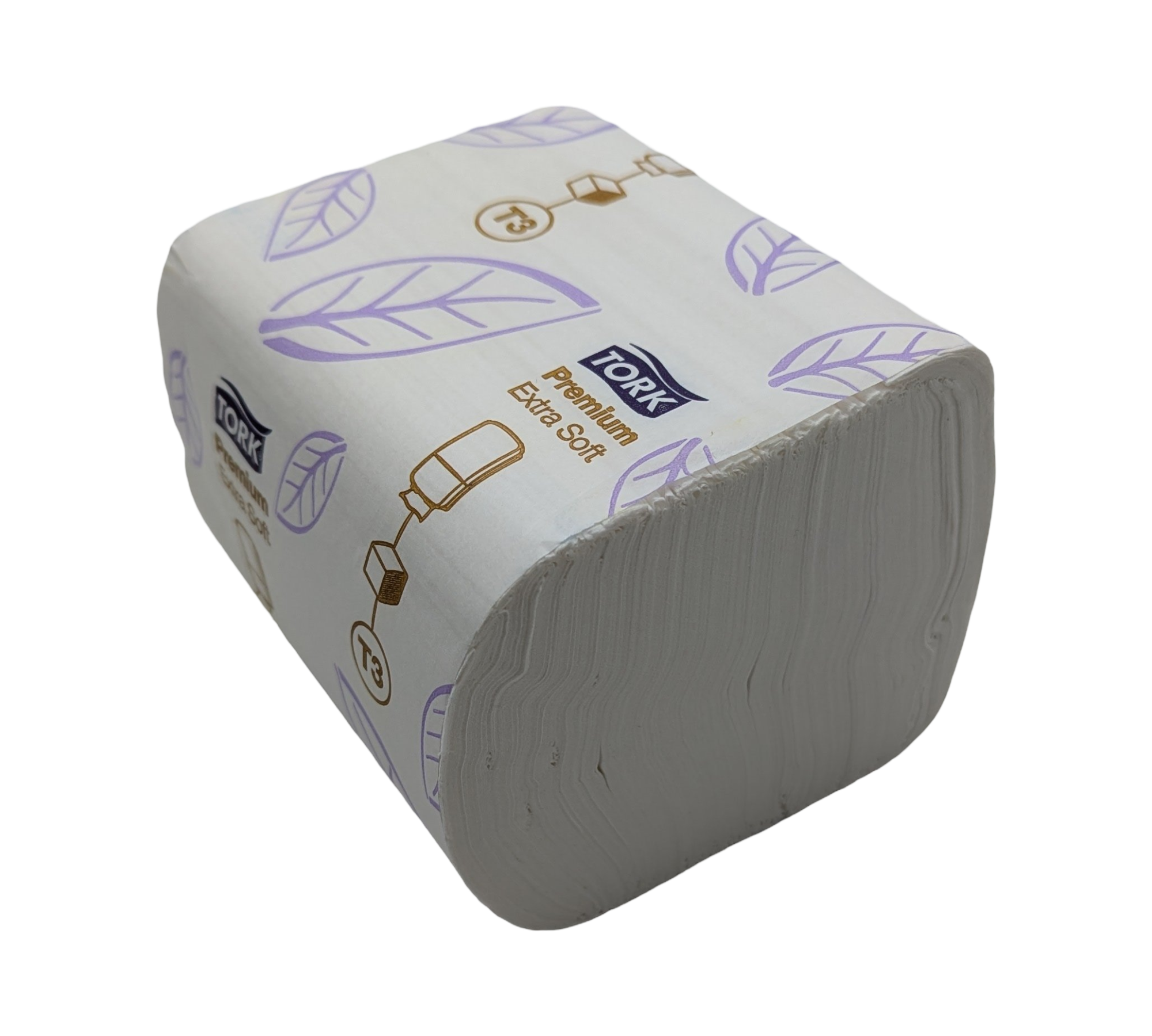 Tork 114276 Einzelblatt-Toilettenpapier T3 2-lagig weiß extra weich