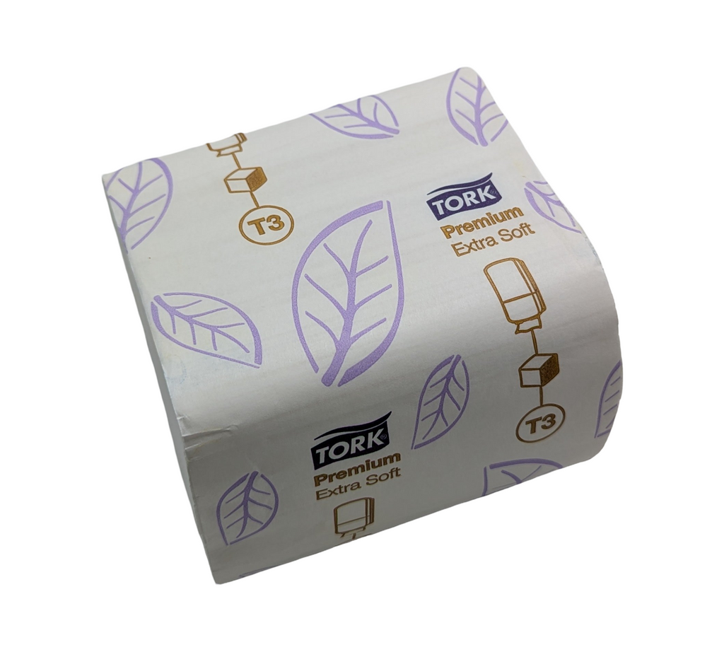 Tork 114276 Einzelblatt-Toilettenpapier T3 2-lagig weiß extra weich