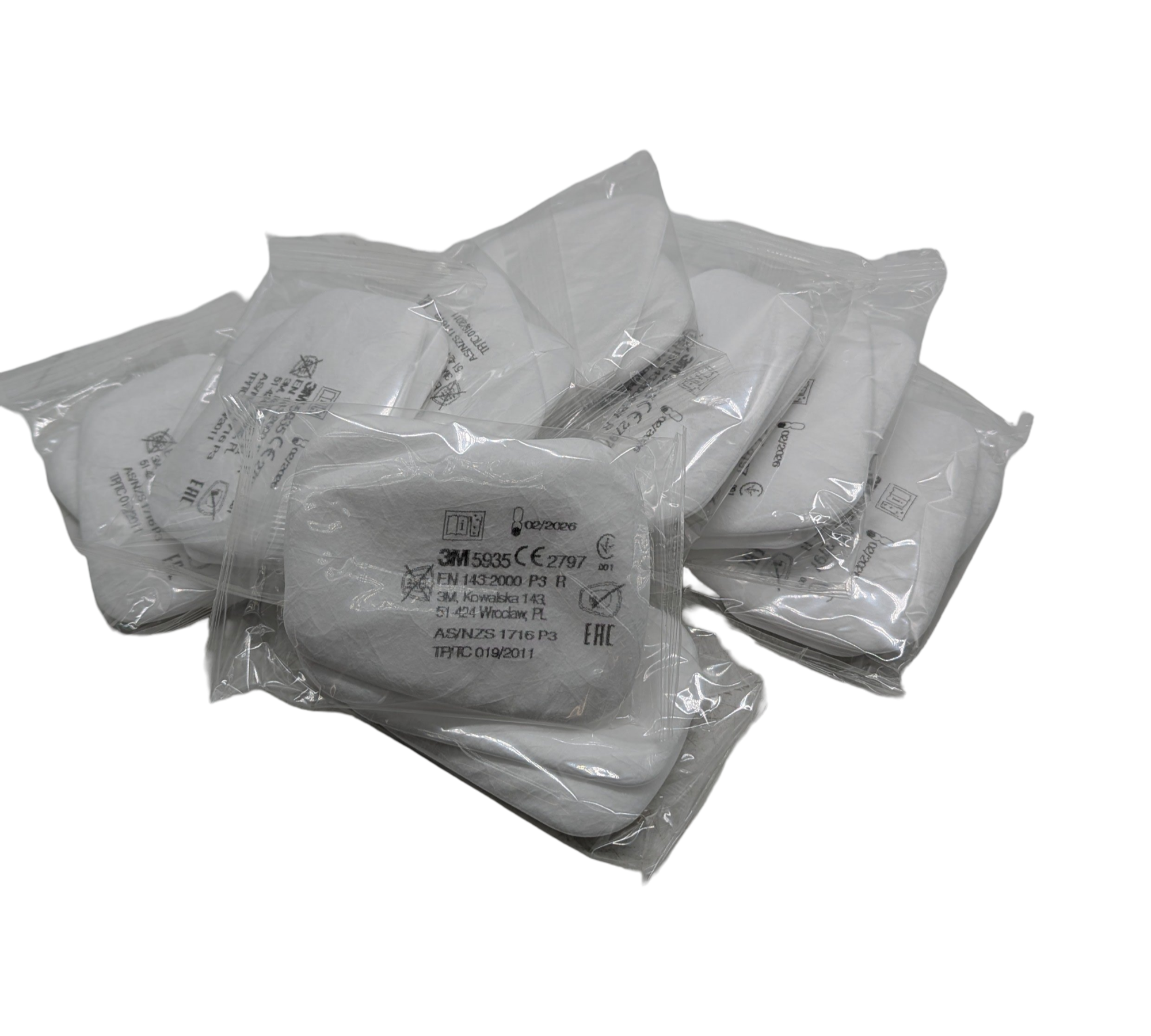 3M 5935 P3R Partikelfilter Staubfilter Atemschutz 10 Paar