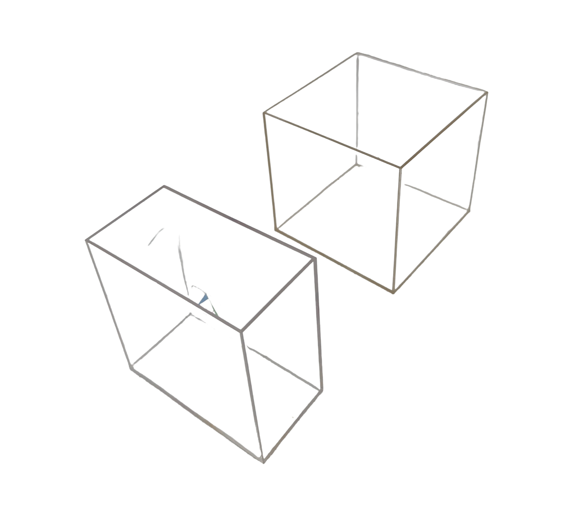 WISSNER active learning Geometry Solids 6 Fillable 10 cm RE-Plastic