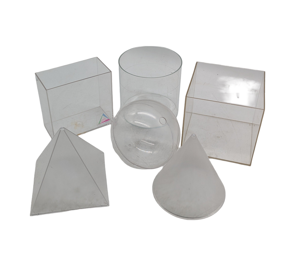 WISSNER active learning Geometry Solids 6 Fillable 10 cm RE-Plastic