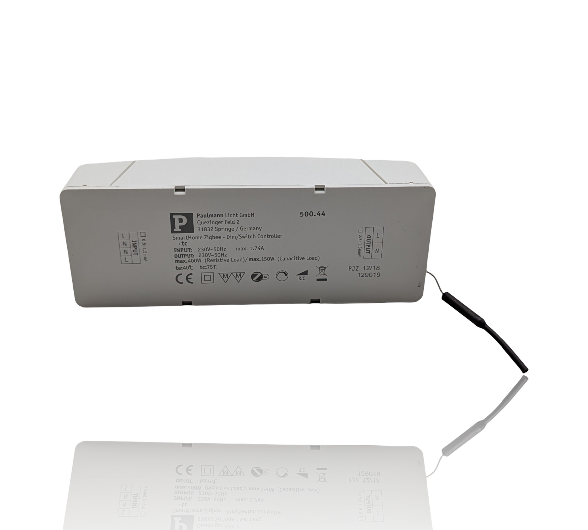 Paulmann 500.44 Zigbee Dimming Controller 400W 230V Smart Home