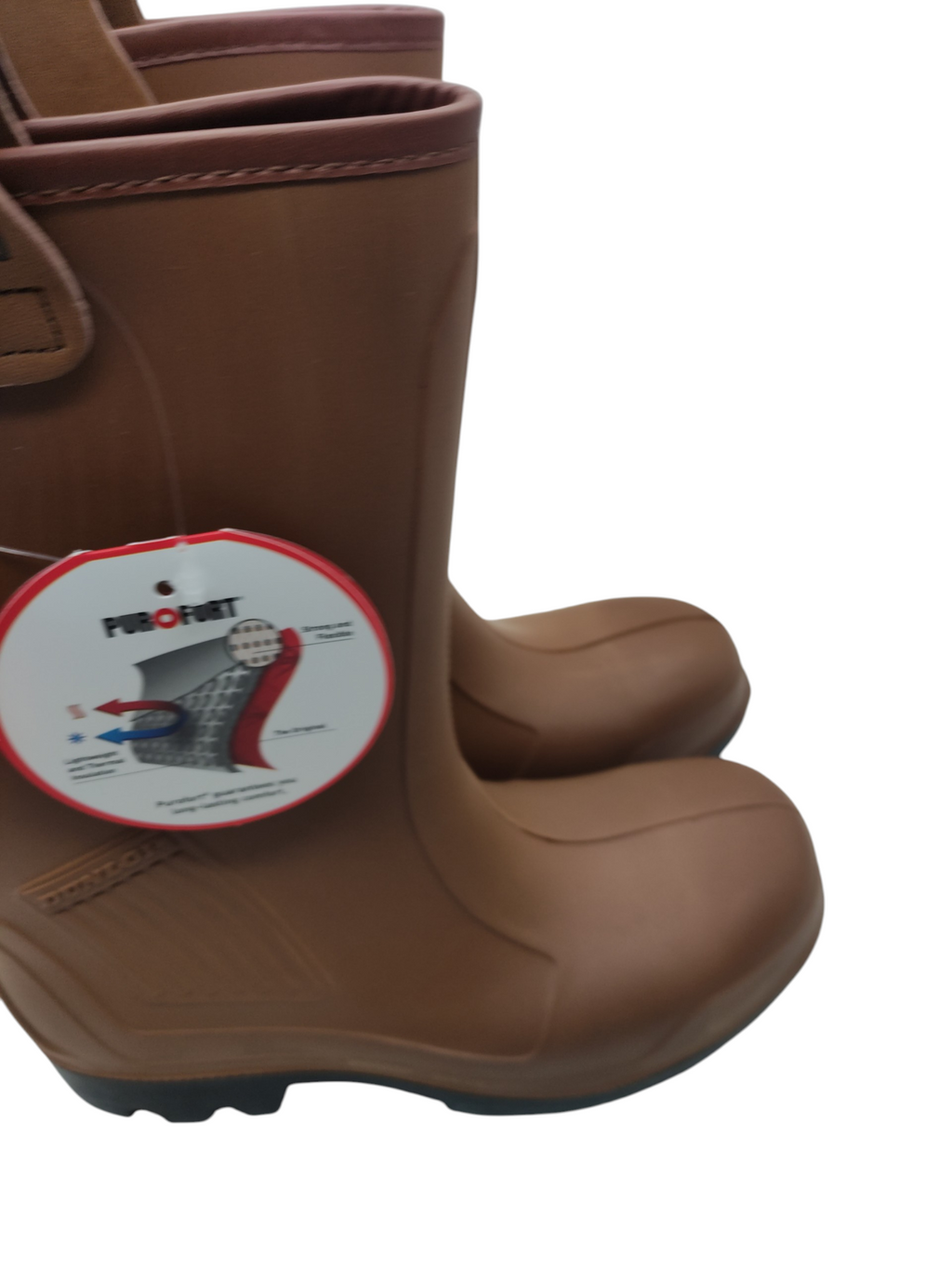Dunlop Purofort Rig-Air Sicherheits-Gummistiefel Unisex Braun 39 EU