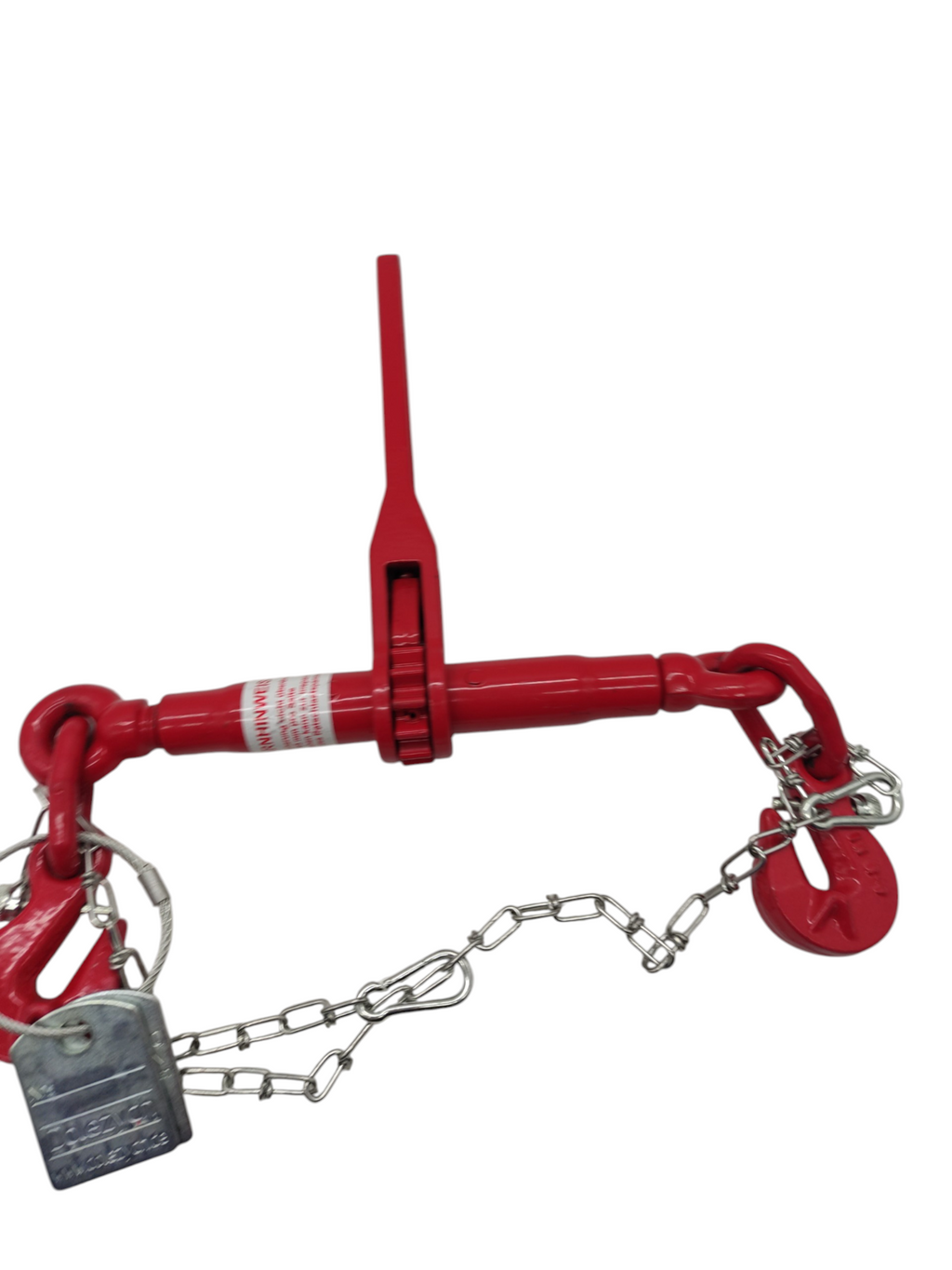 Dolezych Lashing Chain 2000 daN 2.00 m Clevis Hook Red/Black