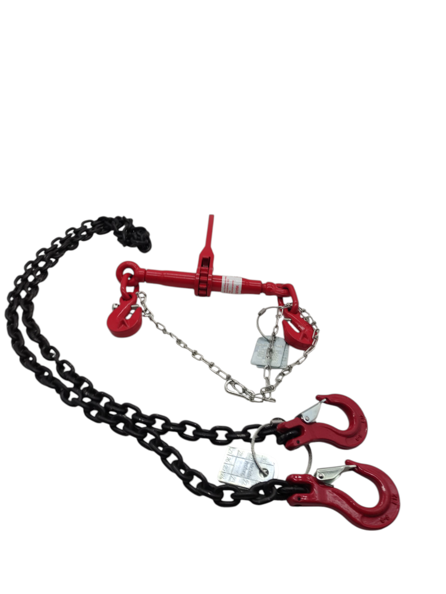 Dolezych Lashing Chain 2000 daN 2.00 m Clevis Hook Red/Black
