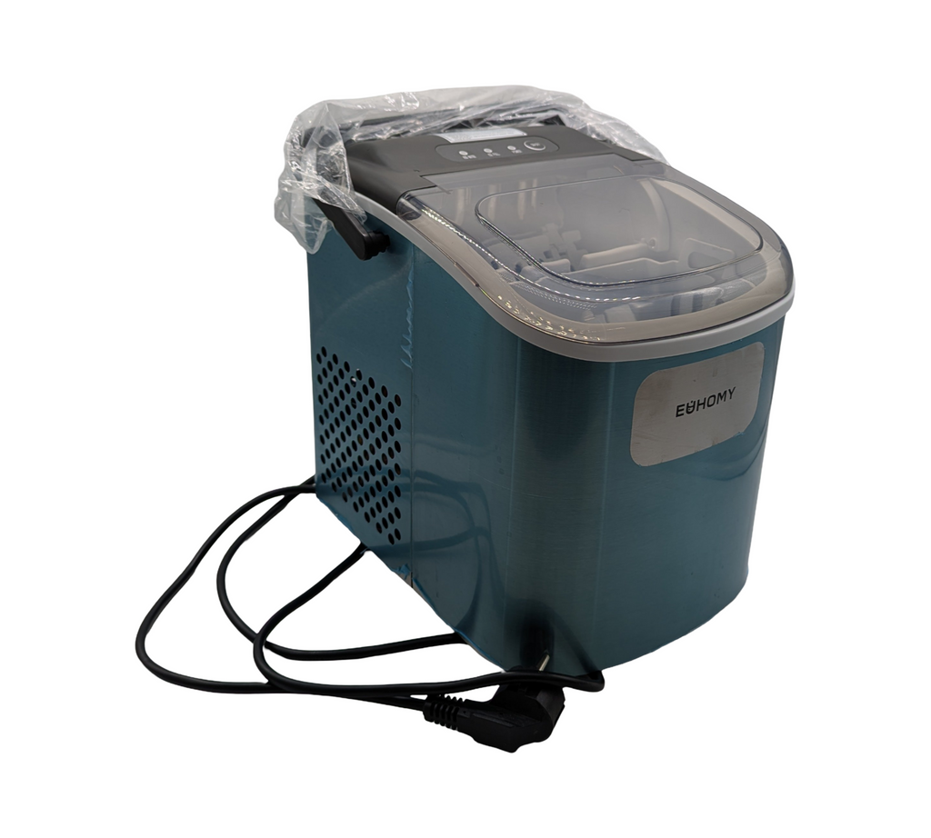 EUHOMY Eiswürfelmaschine 12kg/24h 9 Würfel/6 Min Selbstreinigung