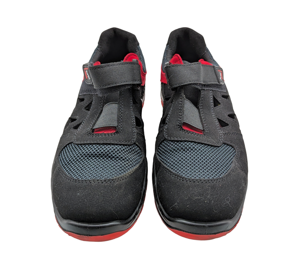ELTEN LONNY red Easy ESD S1P Safety Shoes Men Black/Red Size 45