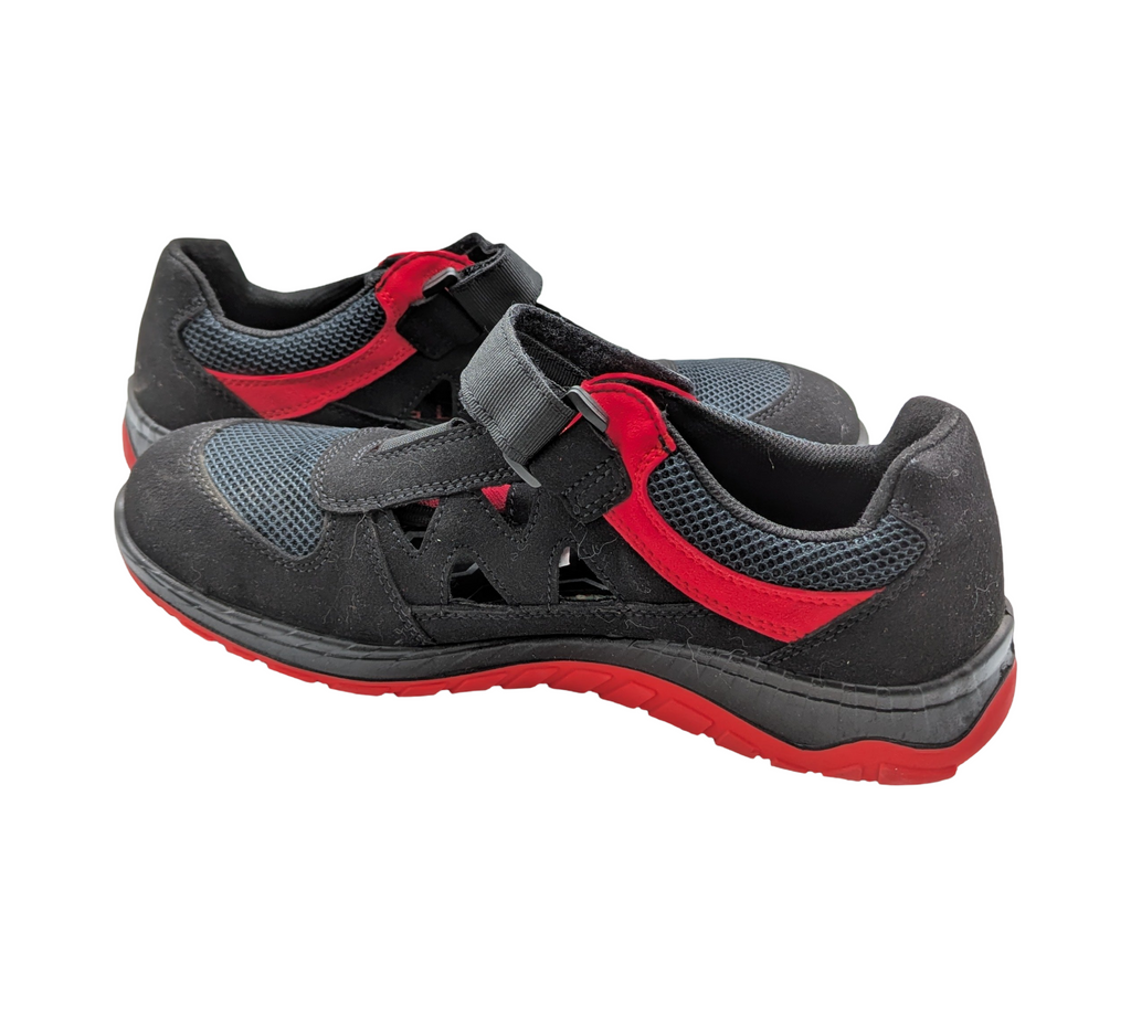 ELTEN LONNY red Easy ESD S1P Safety Shoes Men Black/Red Size 45