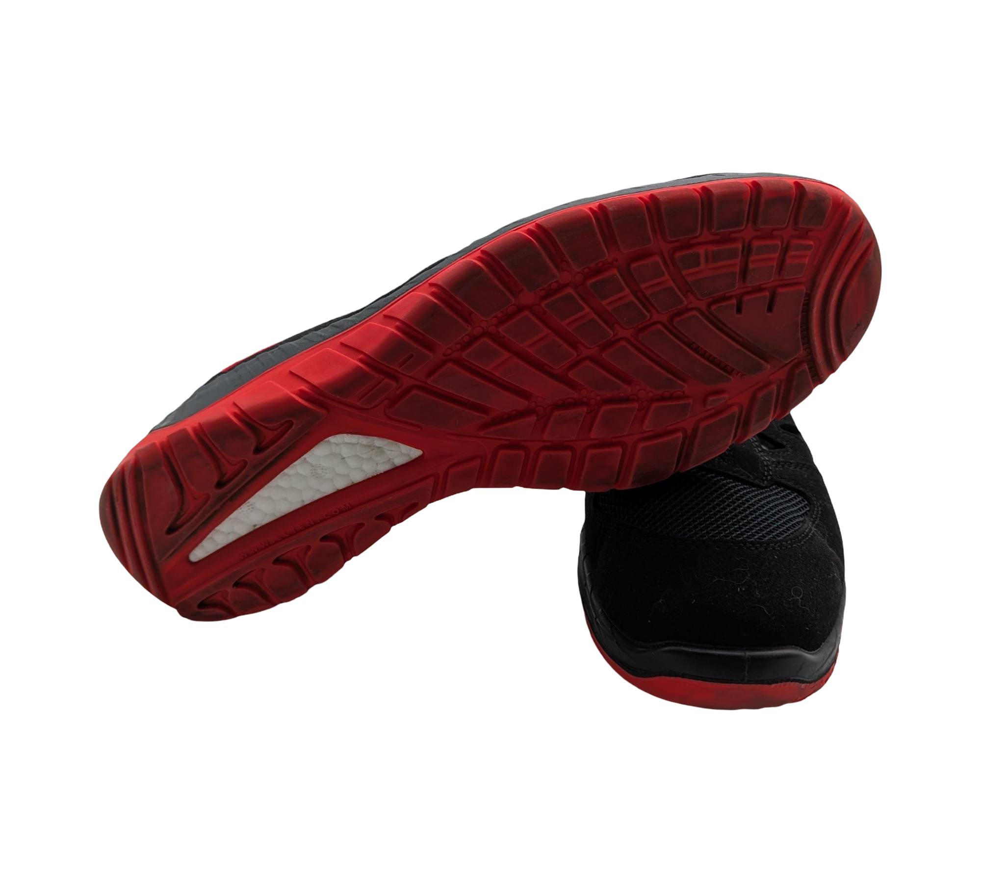 ELTEN LONNY red Easy ESD S1P Safety Shoes Men Black/Red Size 45