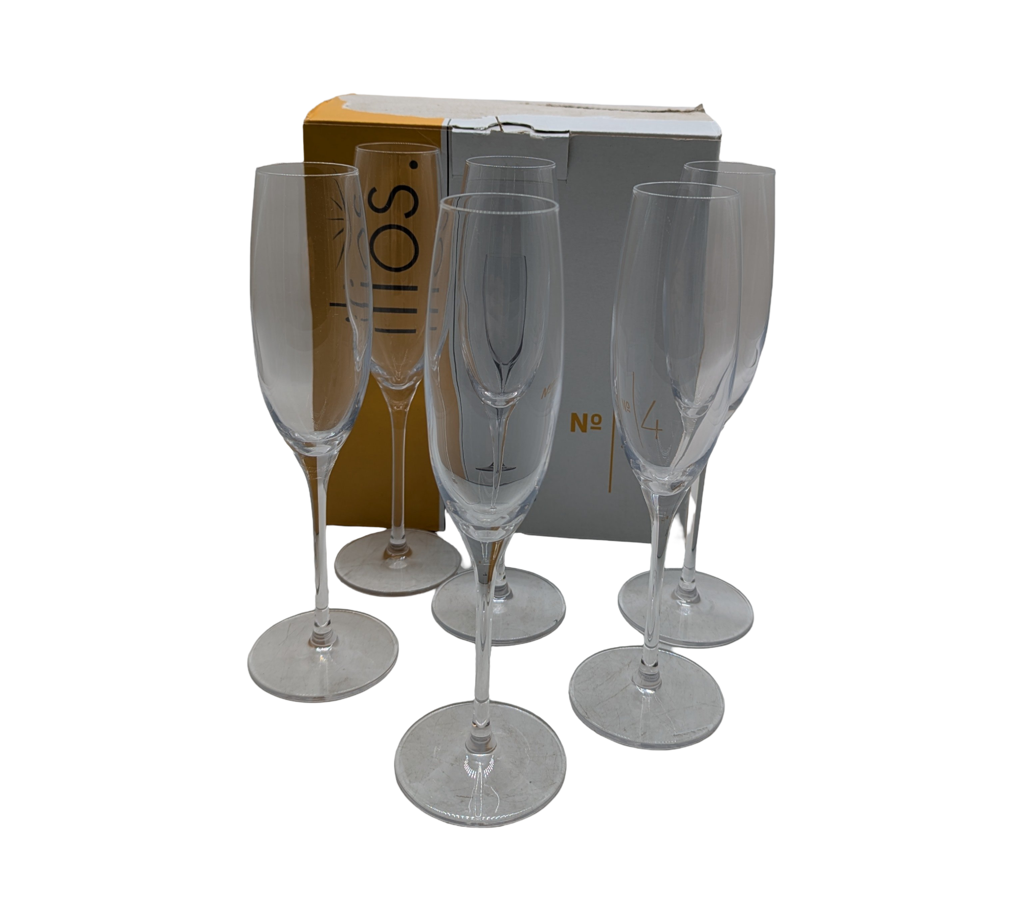 ilios Sektglas Nr. 4, 170 ml, 6er-Set