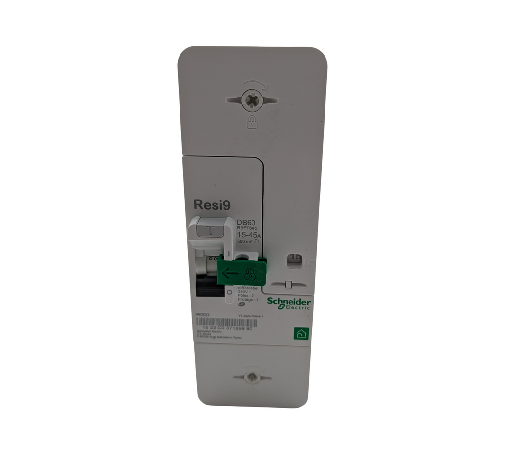 Schneider Electric Resi9 DB60 Hausanschluss-Schutzschalter 1P+N R9FT645