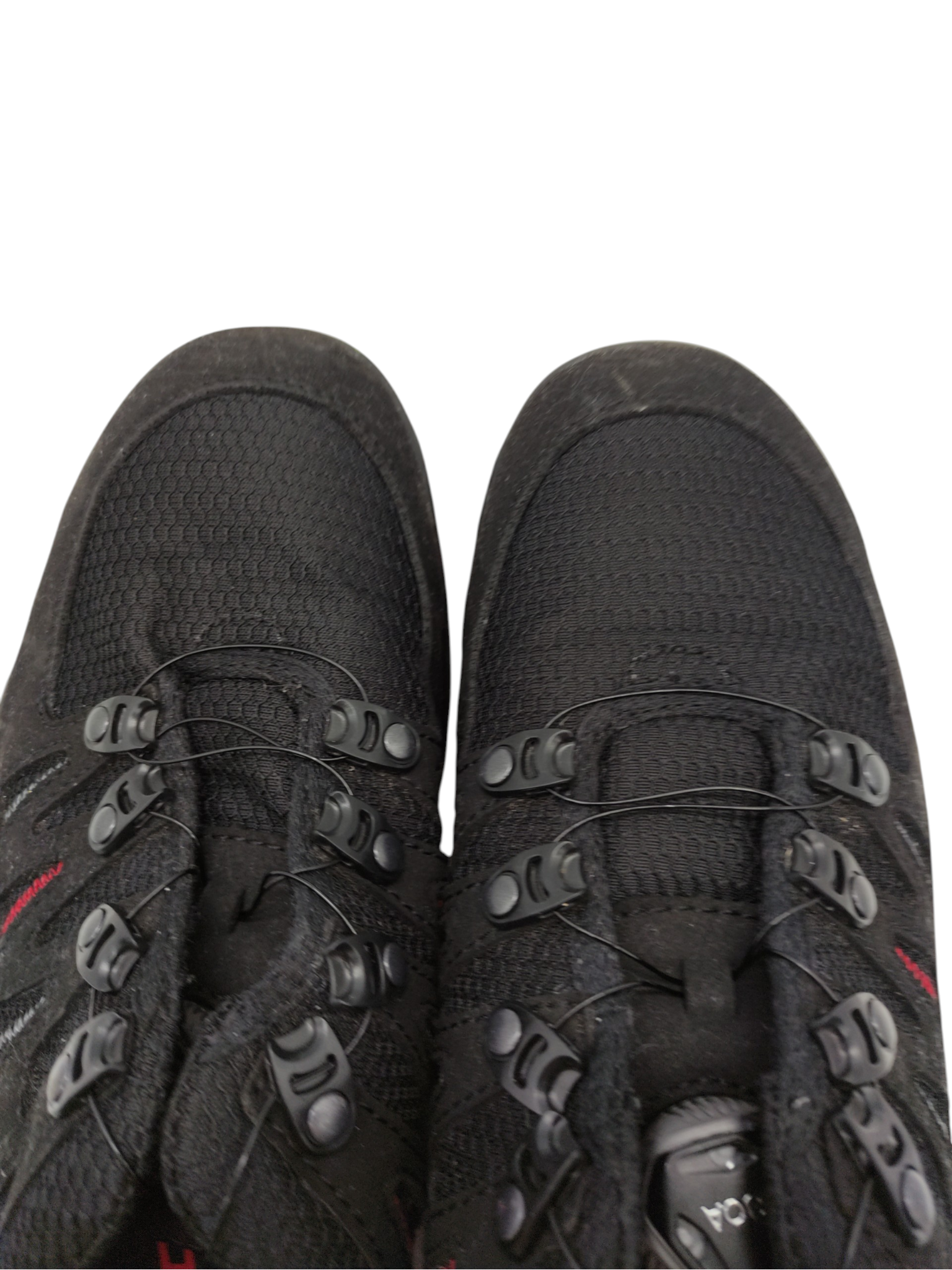 ELTEN MADDOX BOA S3 Sicherheitsschuhe Low ESD Stahlkappe Textil Schwarz Rot für Damen Herren Größe 40