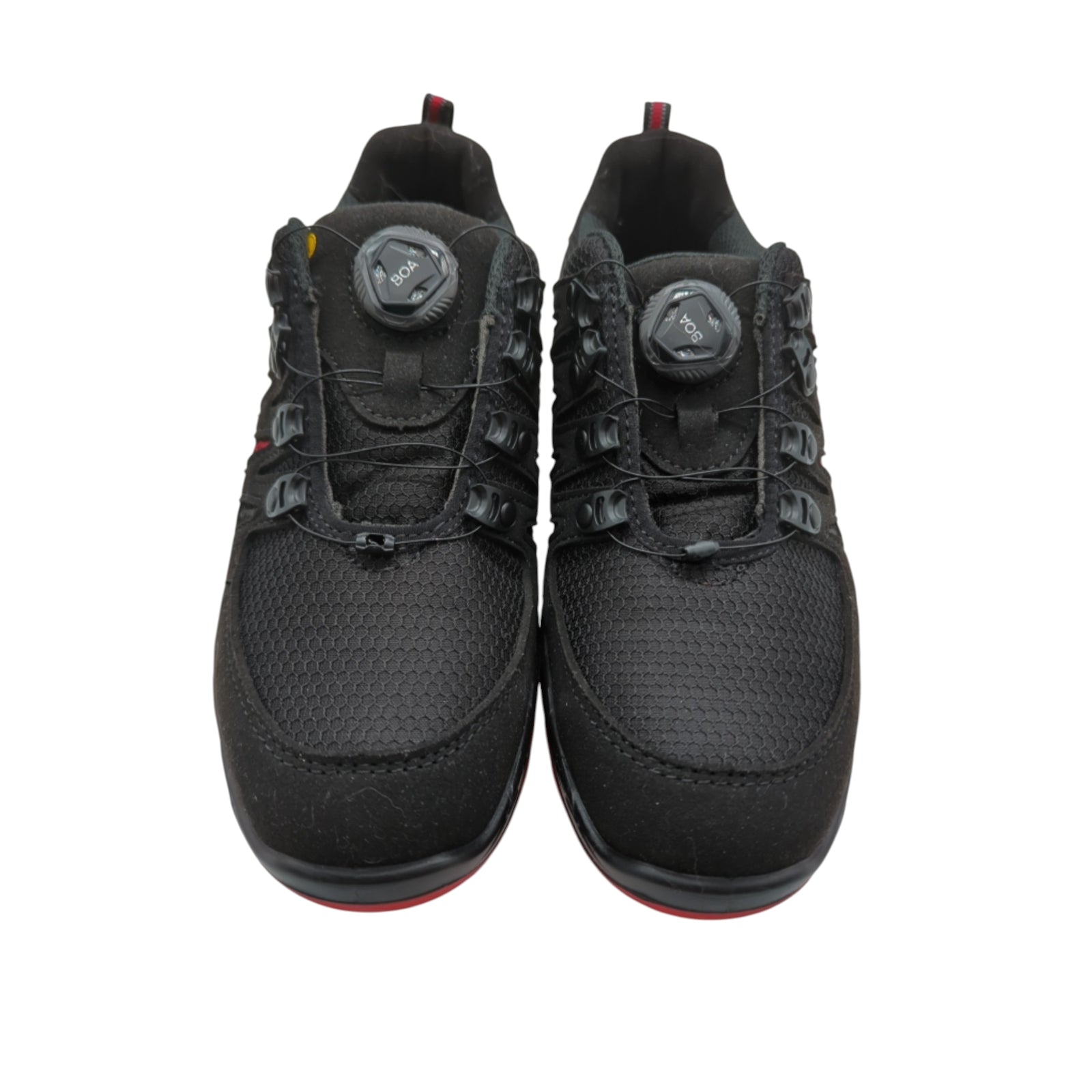 ELTEN MADDOX BOA Low ESD S3 Sicherheitsschuhe Schwarz-Rot Größe 38