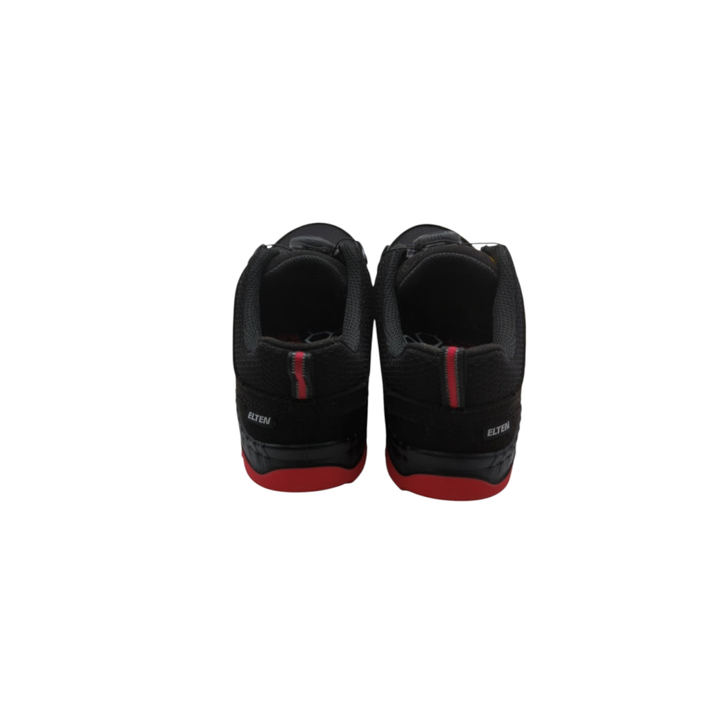 ELTEN MADDOX BOA Low ESD S3 Sicherheitsschuhe Schwarz-Rot Größe 38