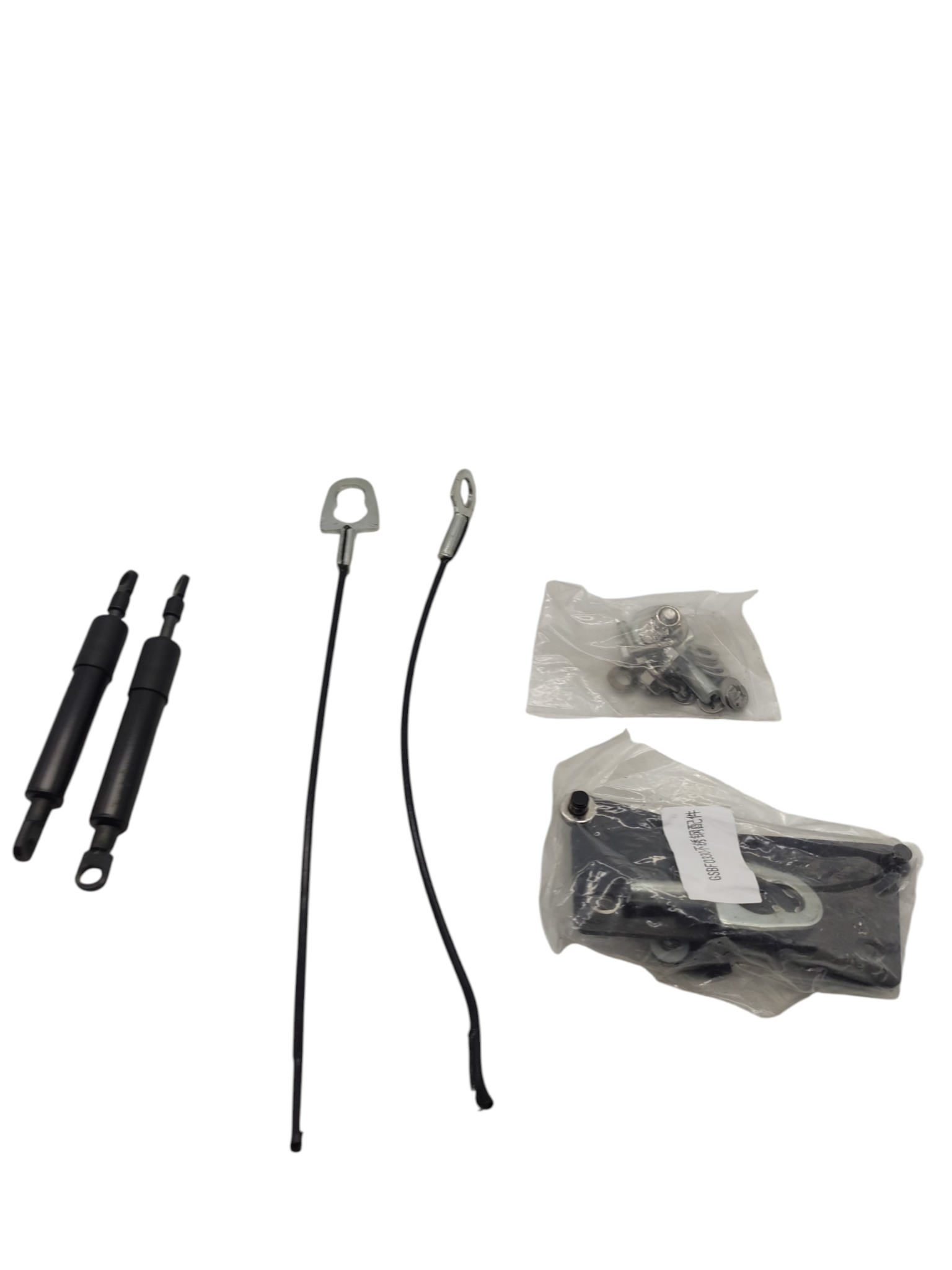 JINGLINGKJ Tailgate Gas Struts for Hilux GUN125 GUN126 Revo 2015-2021, Black