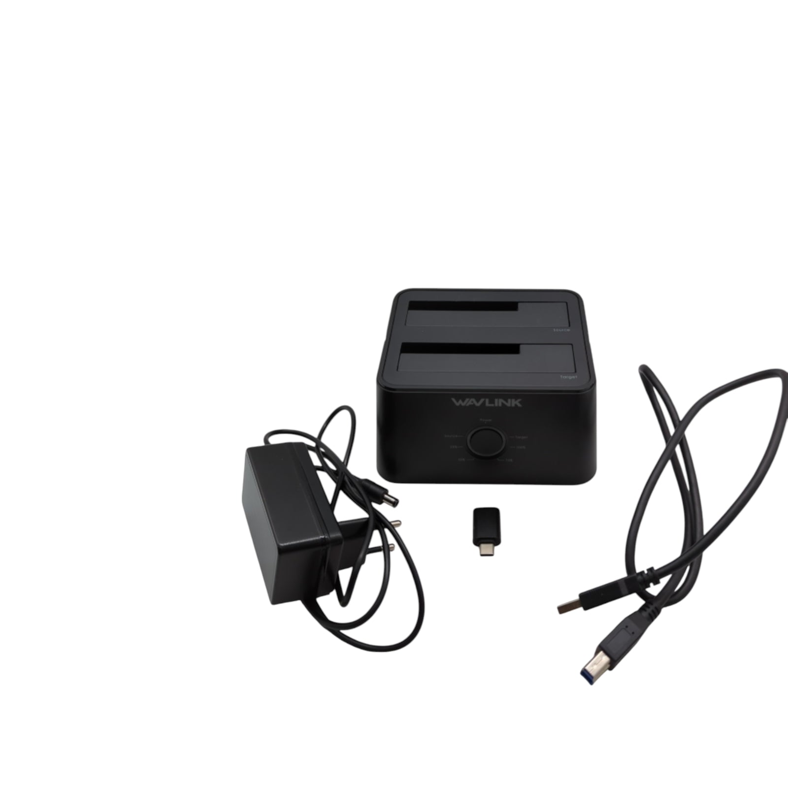 WAVLINK USB 3.0 SATA Dual-Bay Dockingstation 2,5/3,5" HDD SSD 2x16TB