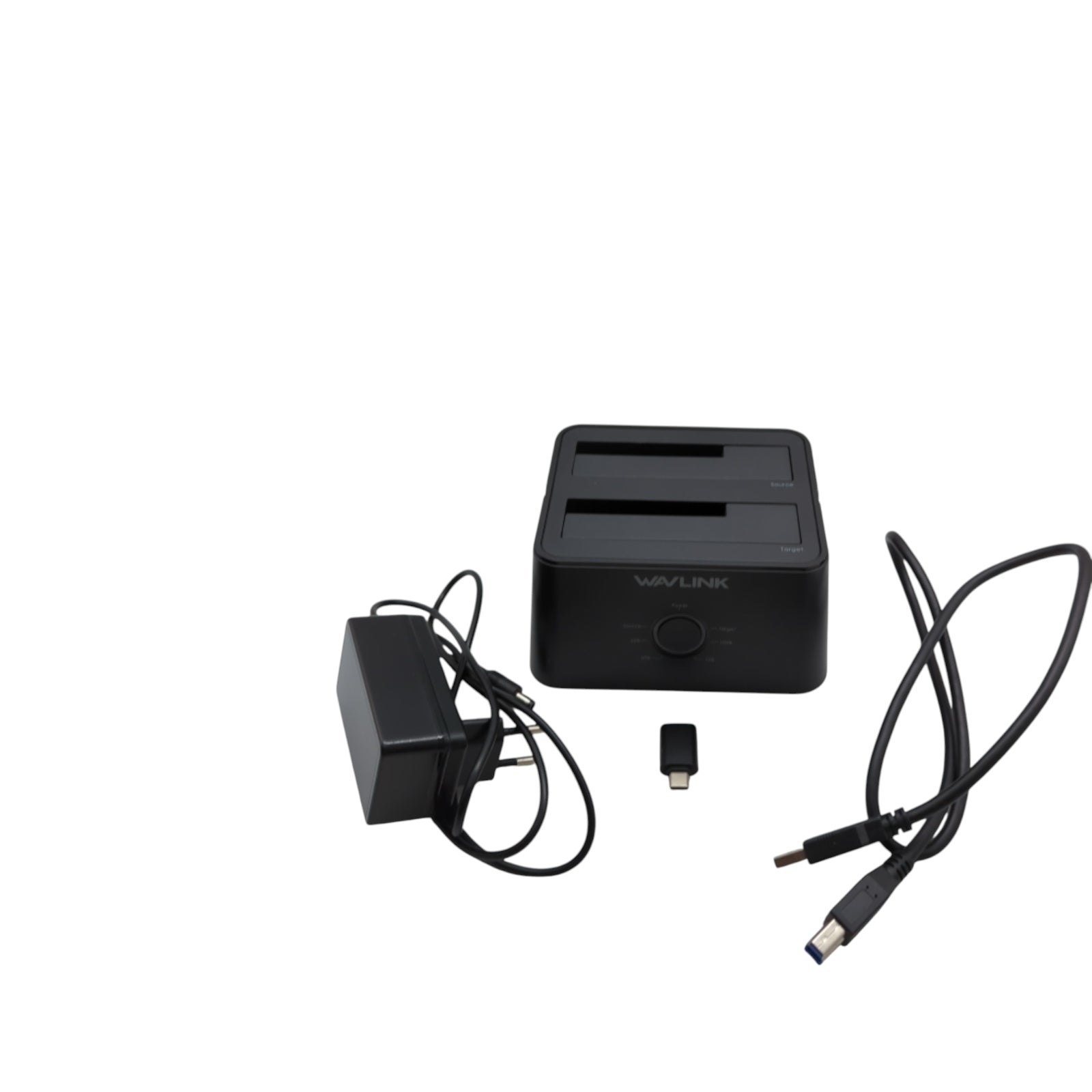 WAVLINK USB 3.0 SATA Dual-Bay Dockingstation 2,5/3,5" HDD SSD 2x16TB
