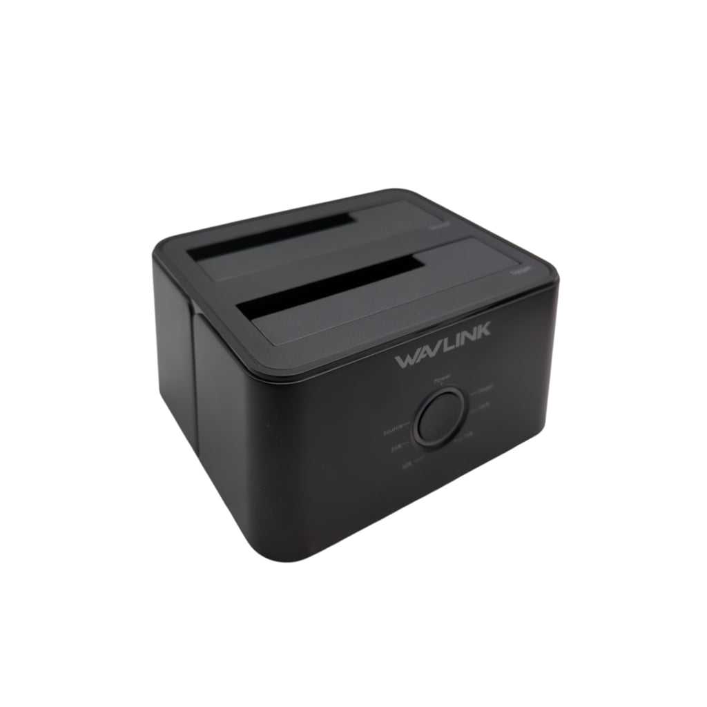 WAVLINK USB 3.0 SATA Dual-Bay Dockingstation 2,5/3,5" HDD SSD 2x16TB