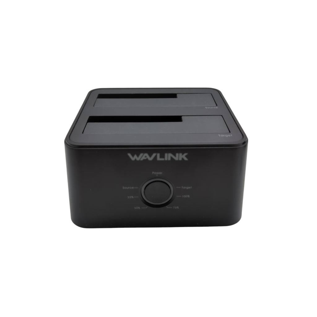 WAVLINK USB 3.0 SATA Dual-Bay Dockingstation 2,5/3,5" HDD SSD 2x16TB