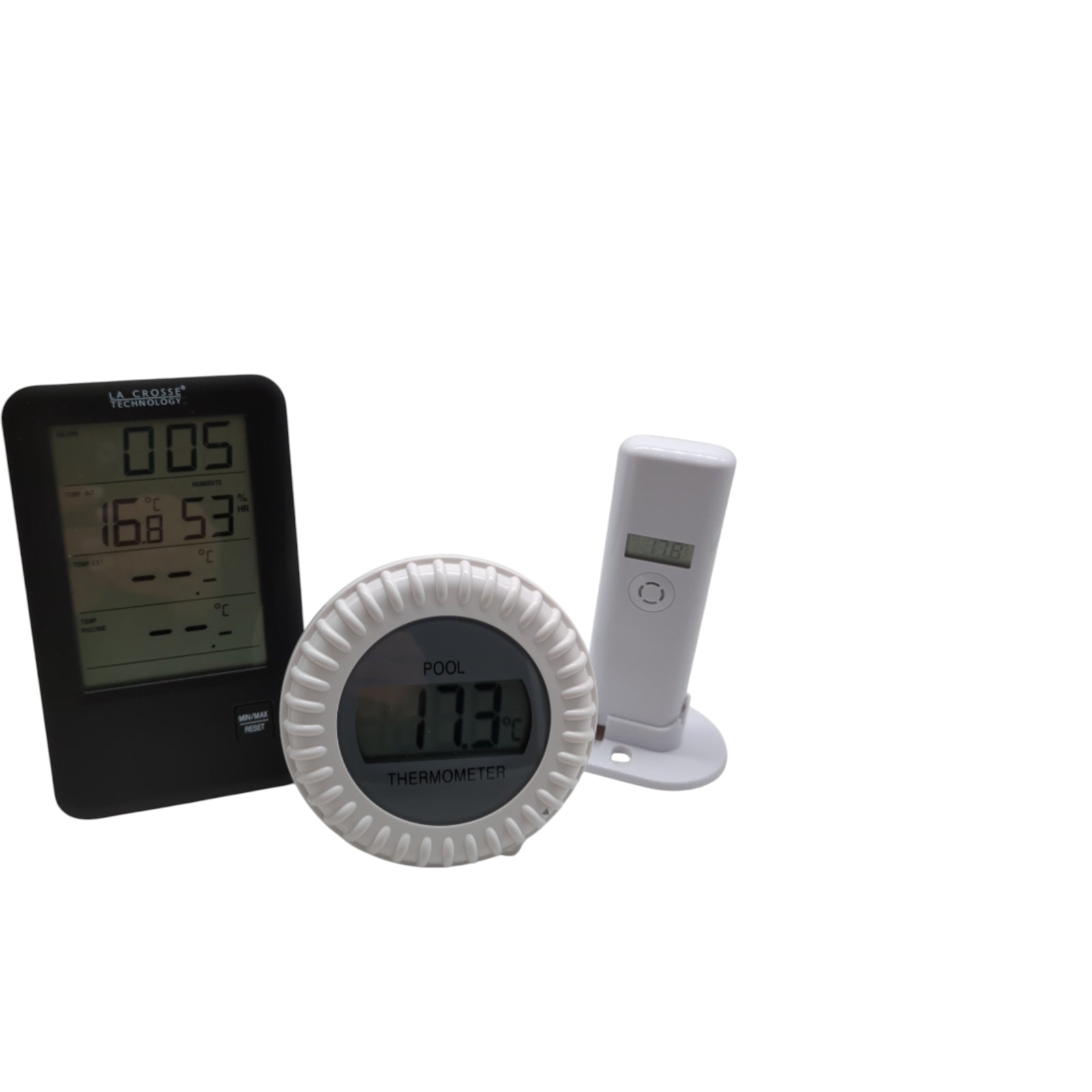 La Crosse Technology WS9068 Temperature Station Pool Sensor Black