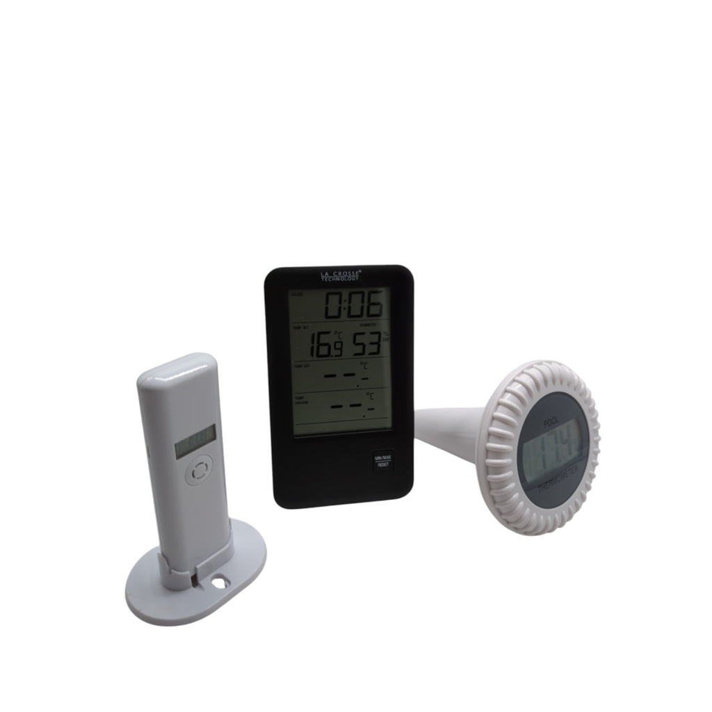 La Crosse Technology WS9068 Temperature Station Pool Sensor Black