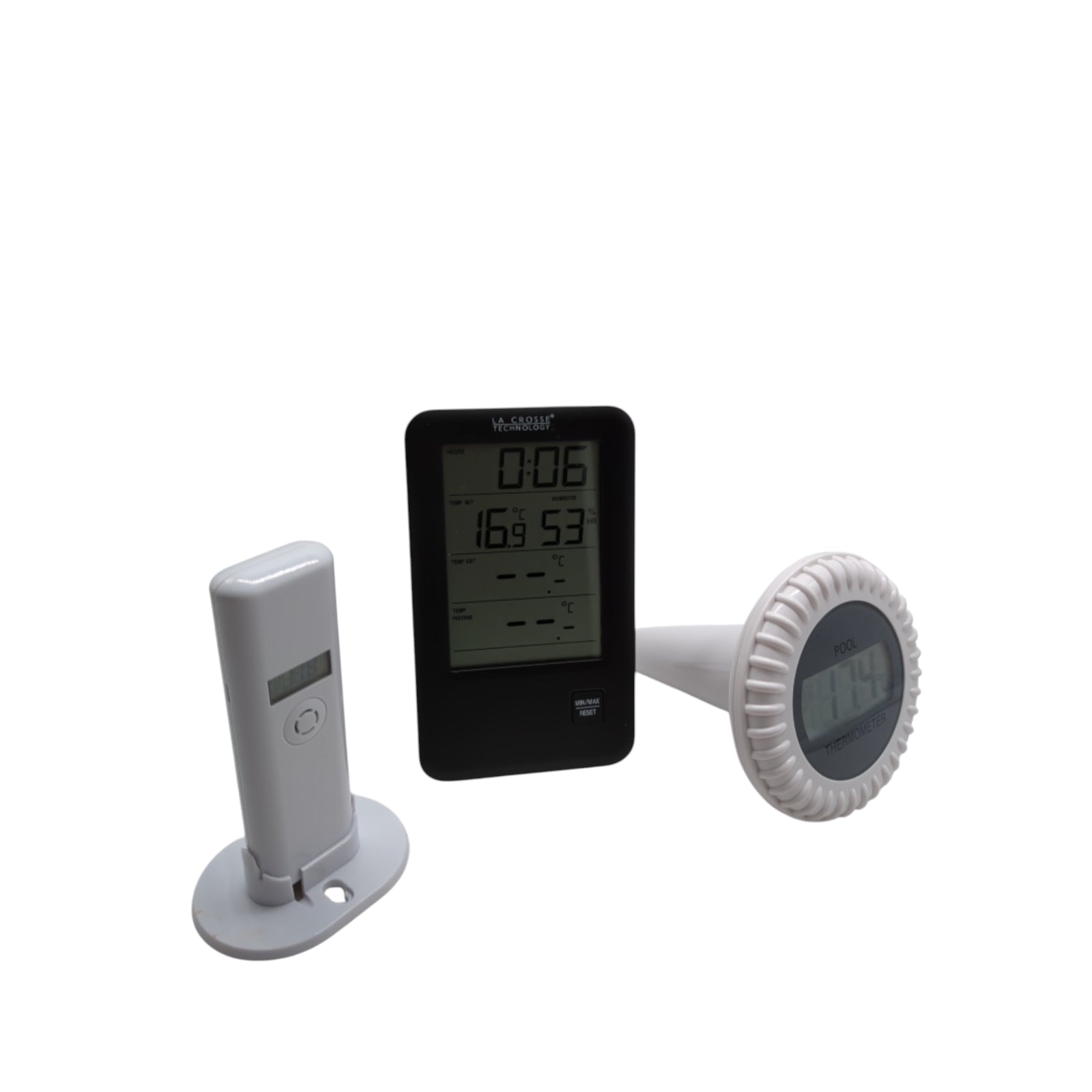 La Crosse Technology WS9068 Temperature Station Pool Sensor Black